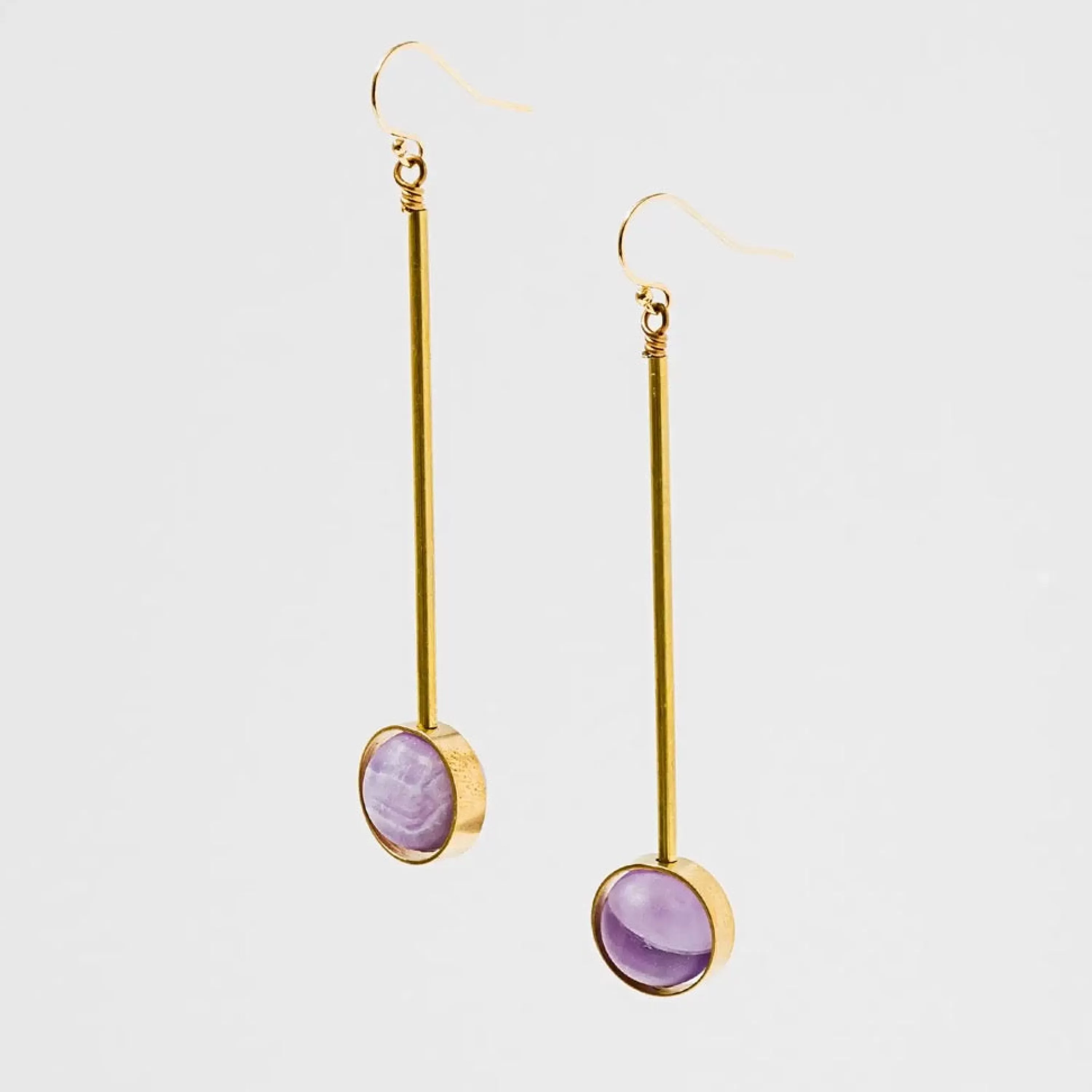 Best Sale Larissa Loden Aberrant Earrings Amethyst