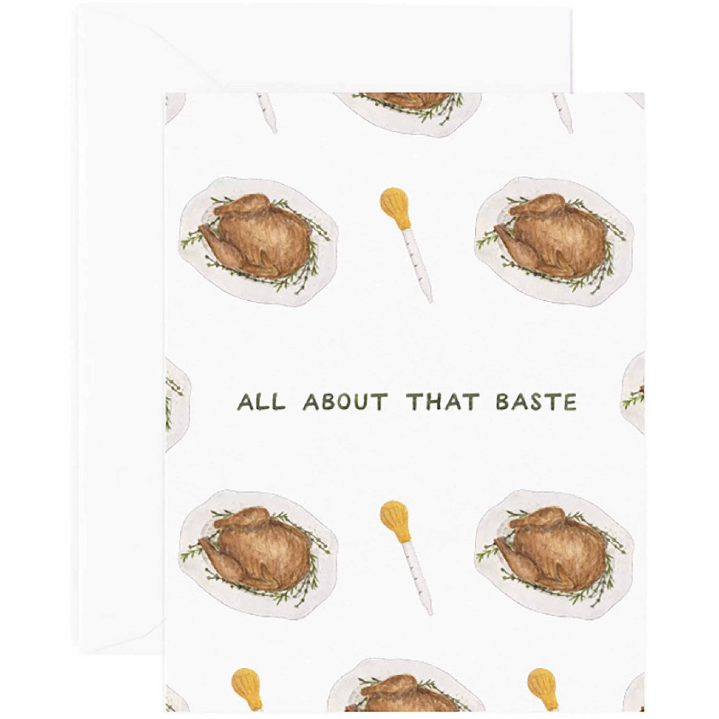 Amy Zhang Creative All About That Baste Holiday Card