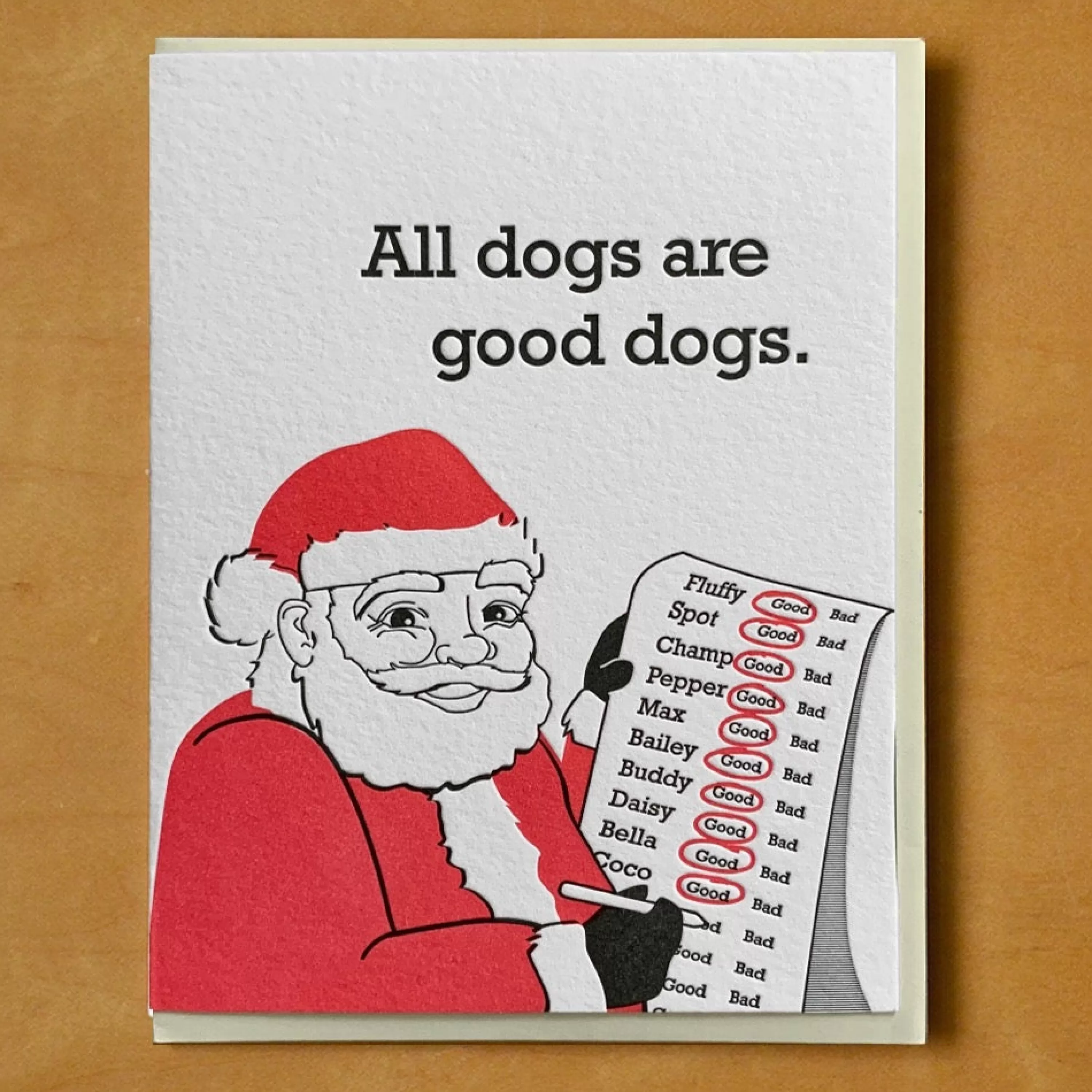 McBitterson's All Dogs Are Good Dogs Holiday Card