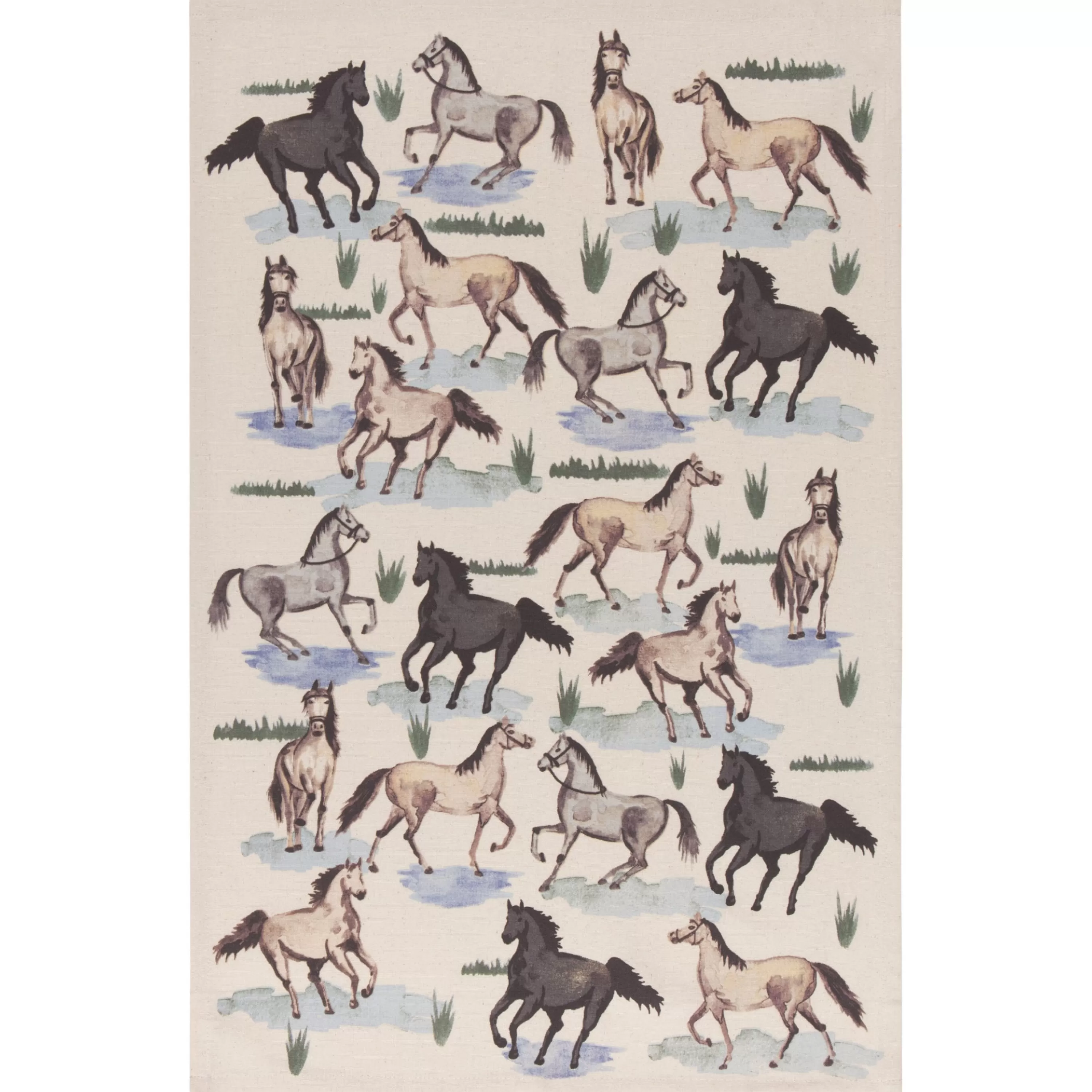 Online Danica All The Pretty Horses Printed Dishtowel