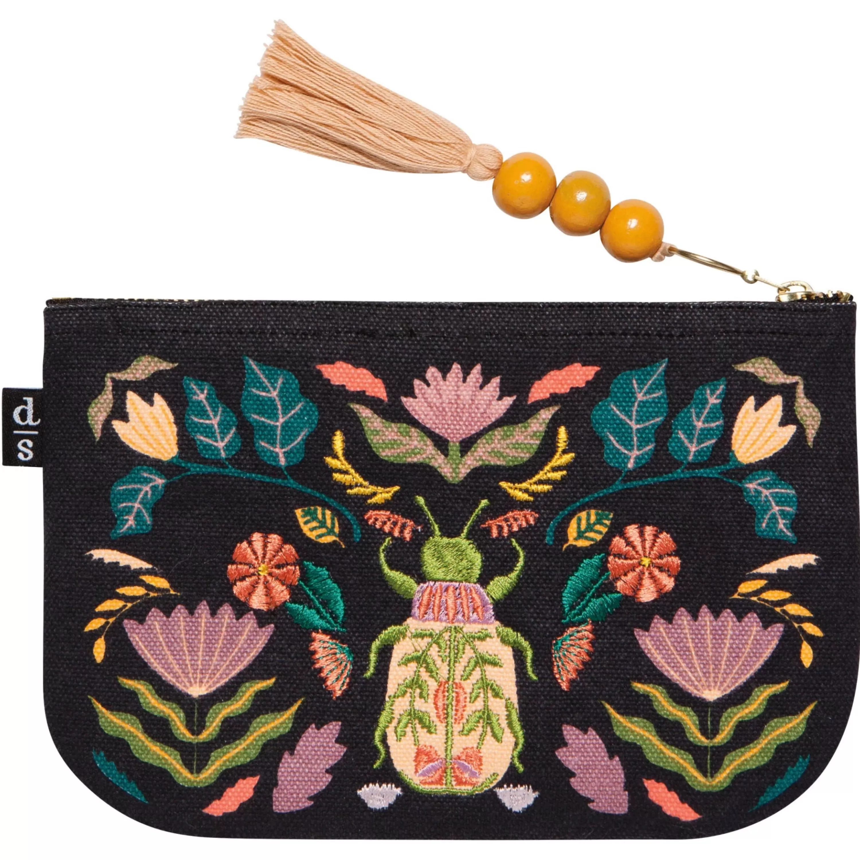 Best Danica Amulet Small Embroidered Zipper Pouch