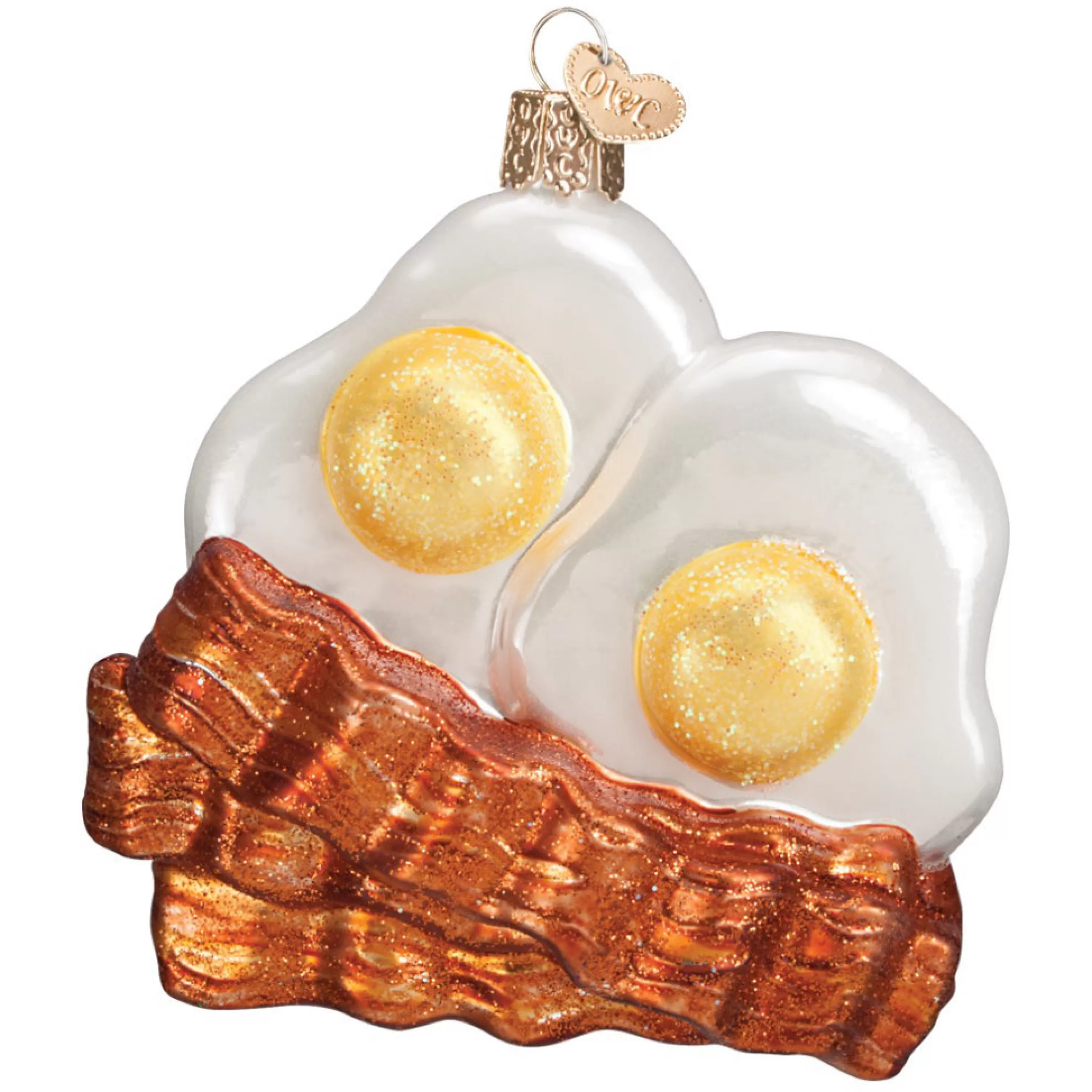 Old World Christmas Bacon And Eggs Ornament