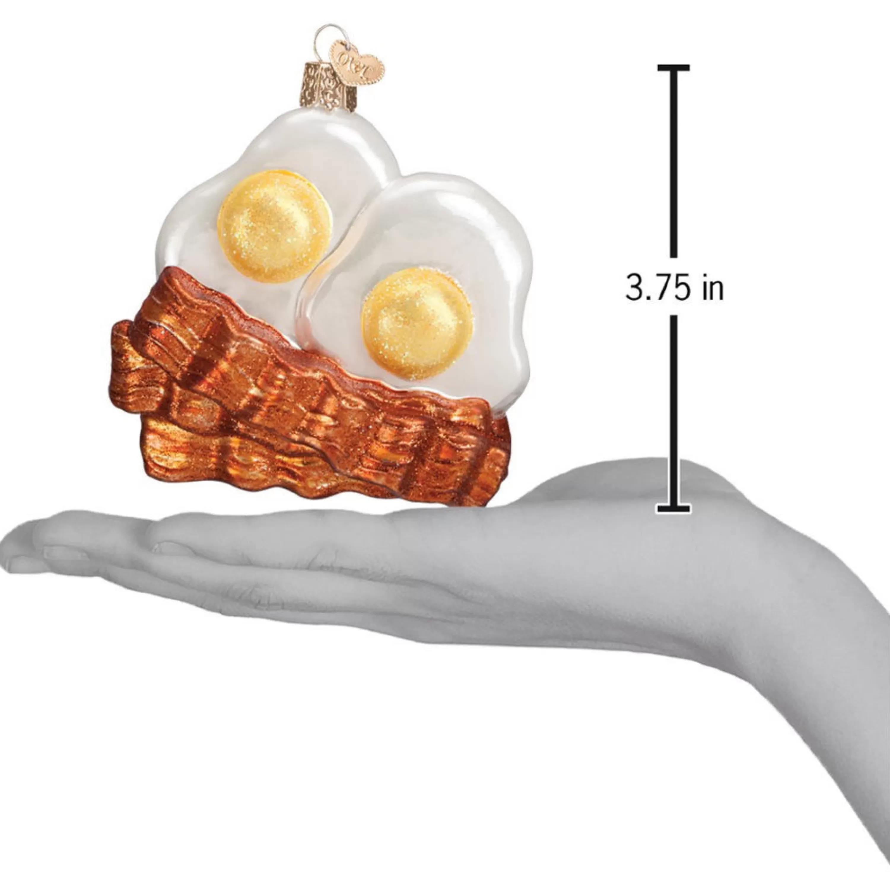 Old World Christmas Bacon And Eggs Ornament