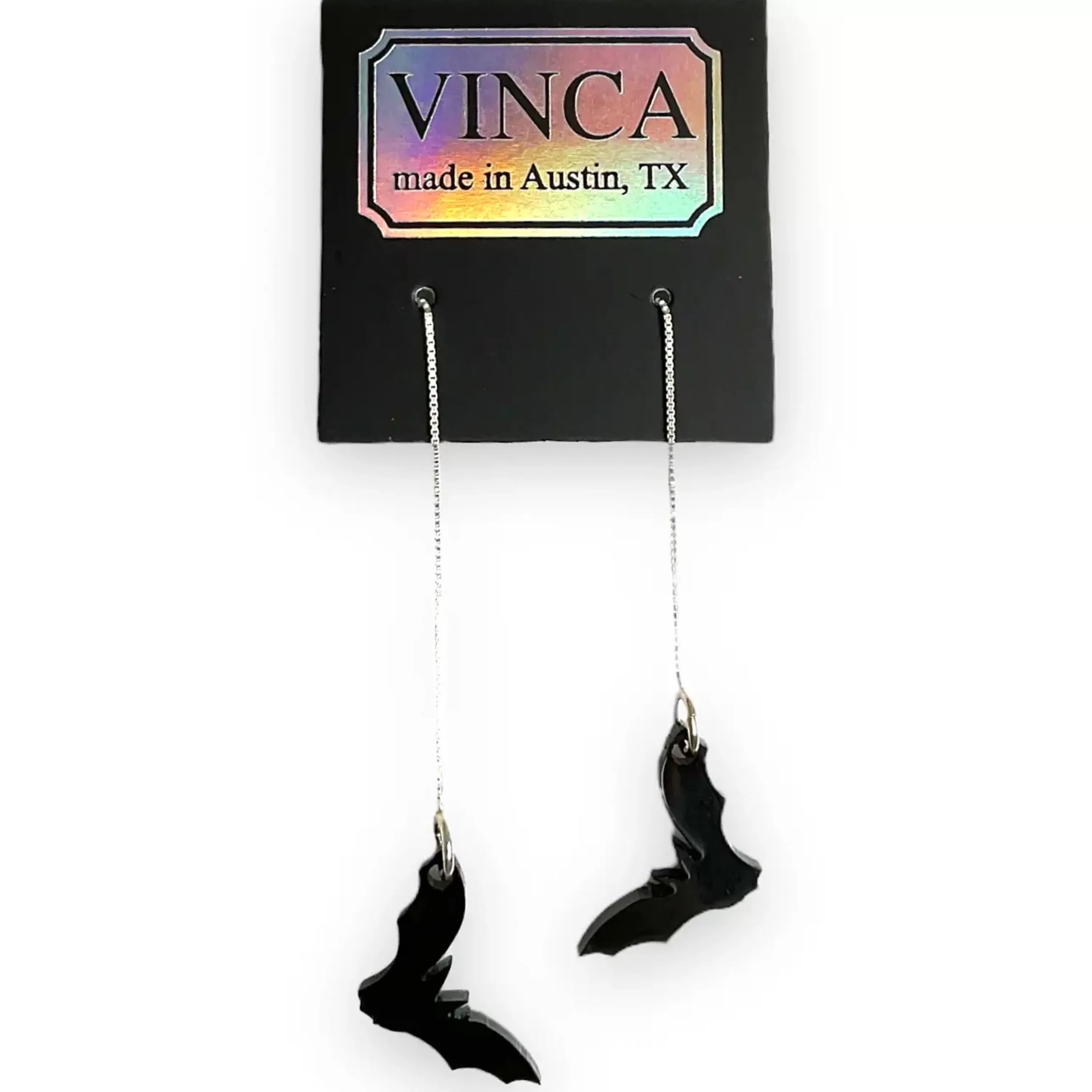 Fashion Vinca Bats All, Folks! Ear Threaders