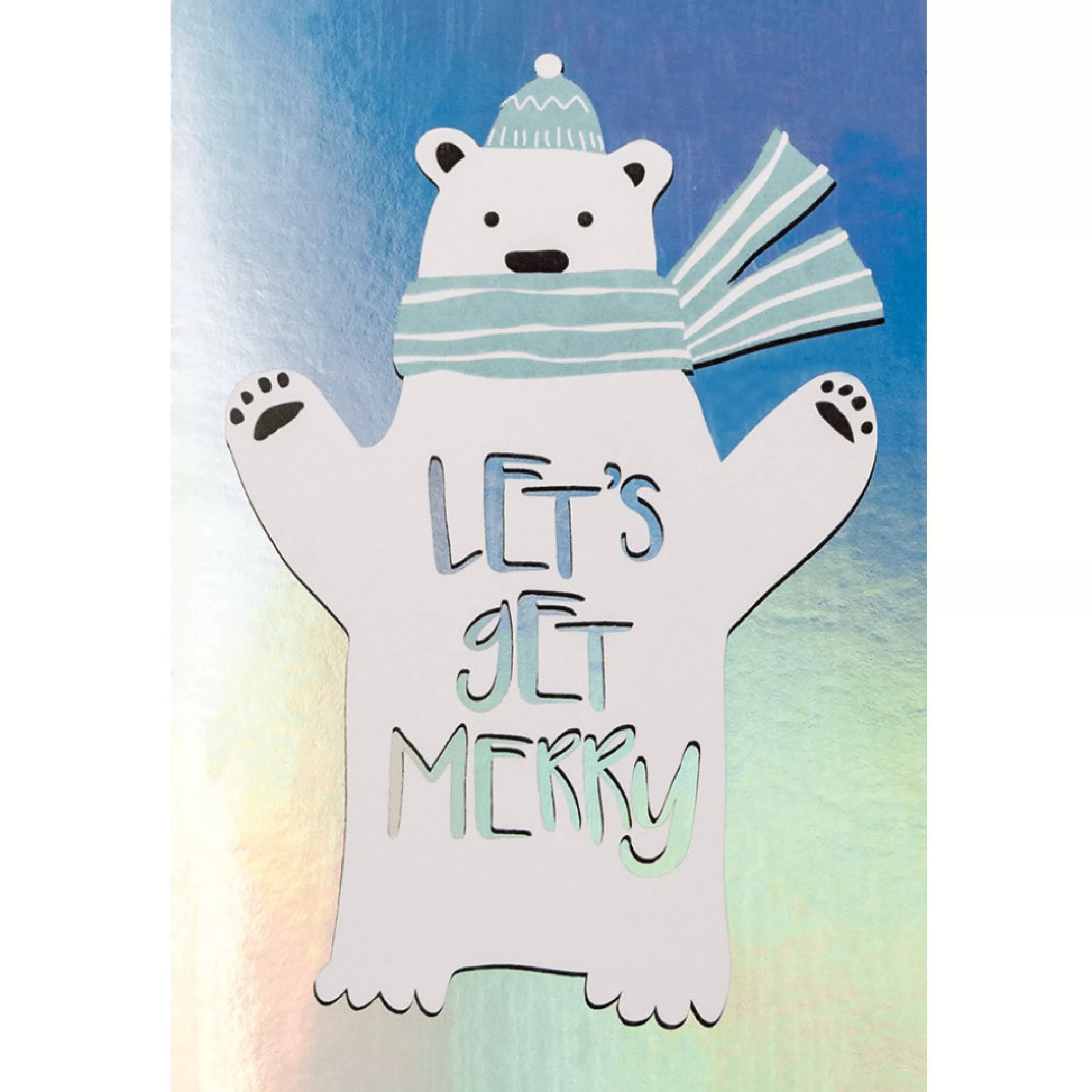 The Gift Wrap Company Beary Merry 5 Pack Cards