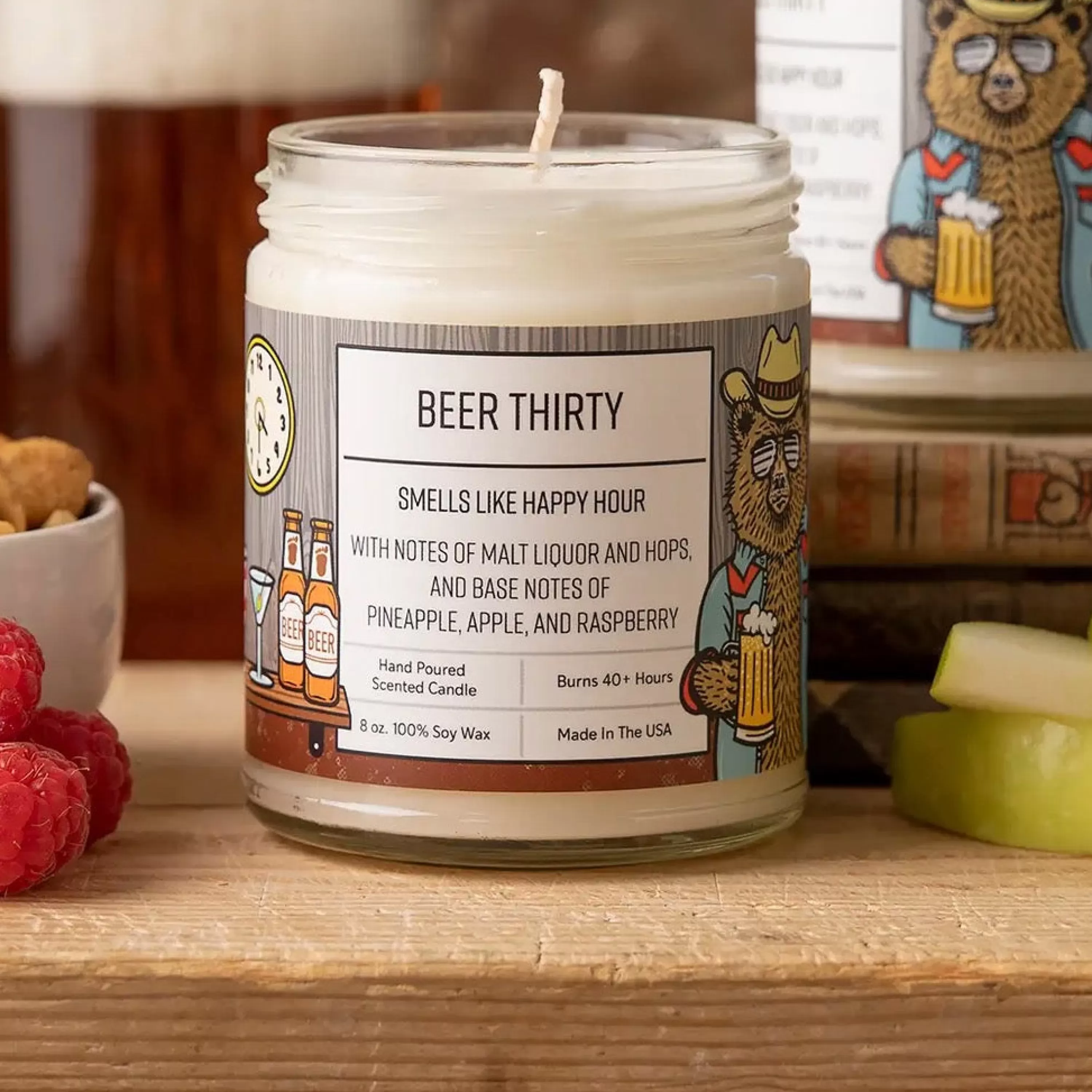 Shop Two Little Fruits Beer Thirty 8Oz Soy Candle