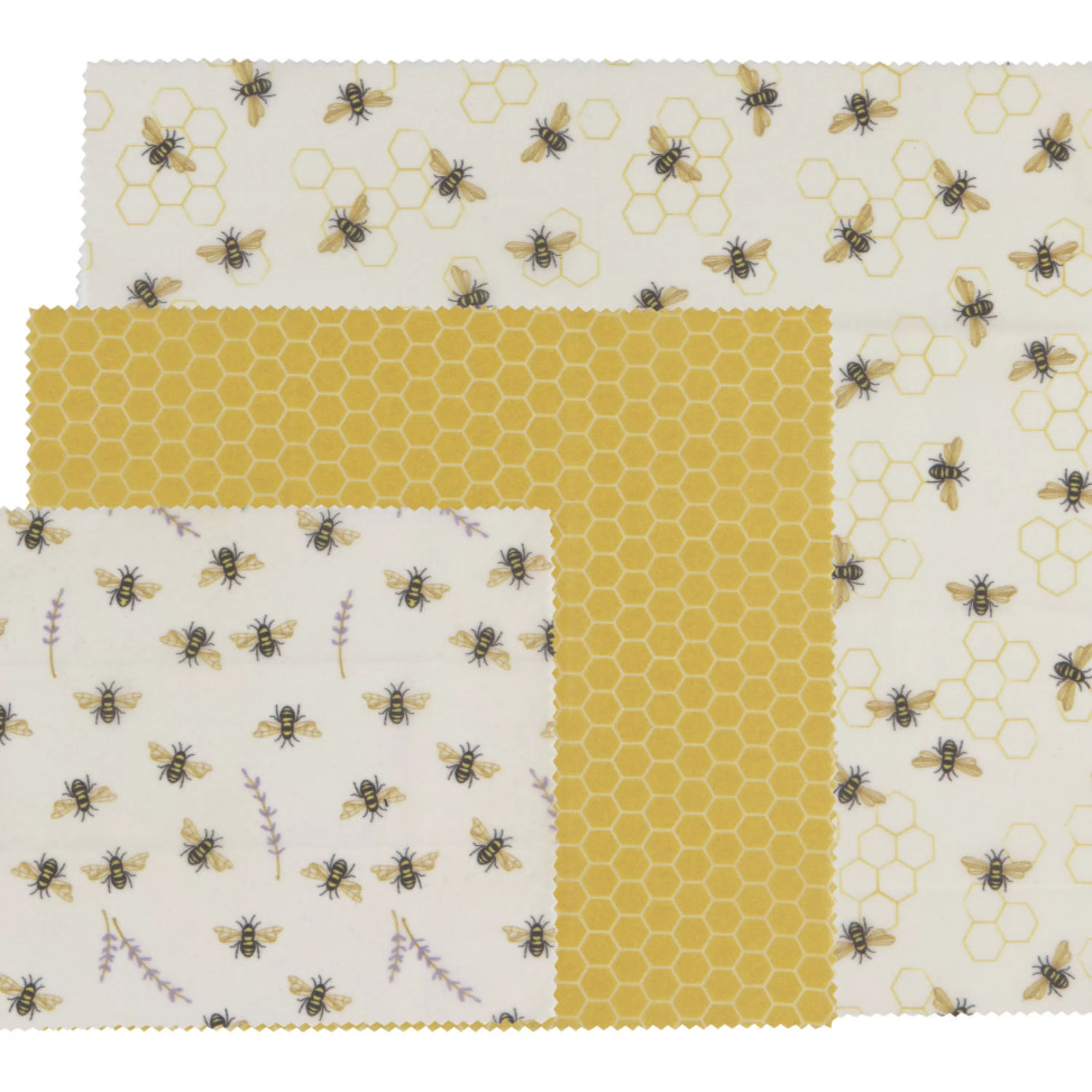 Hot Danica Bees Beeswax Wraps Set Of 3