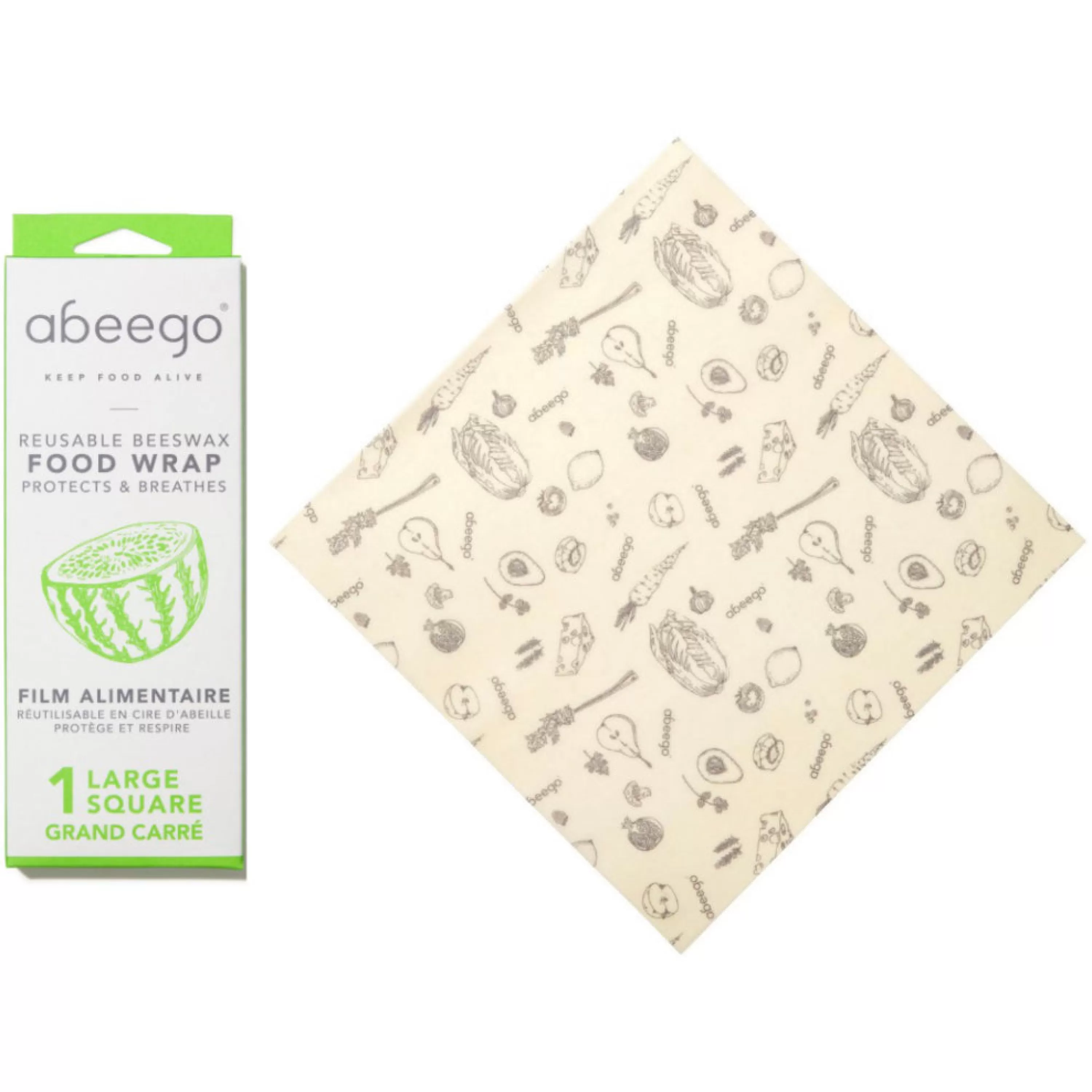 Best Abeego Beeswax Food Wraps 1 Large Square