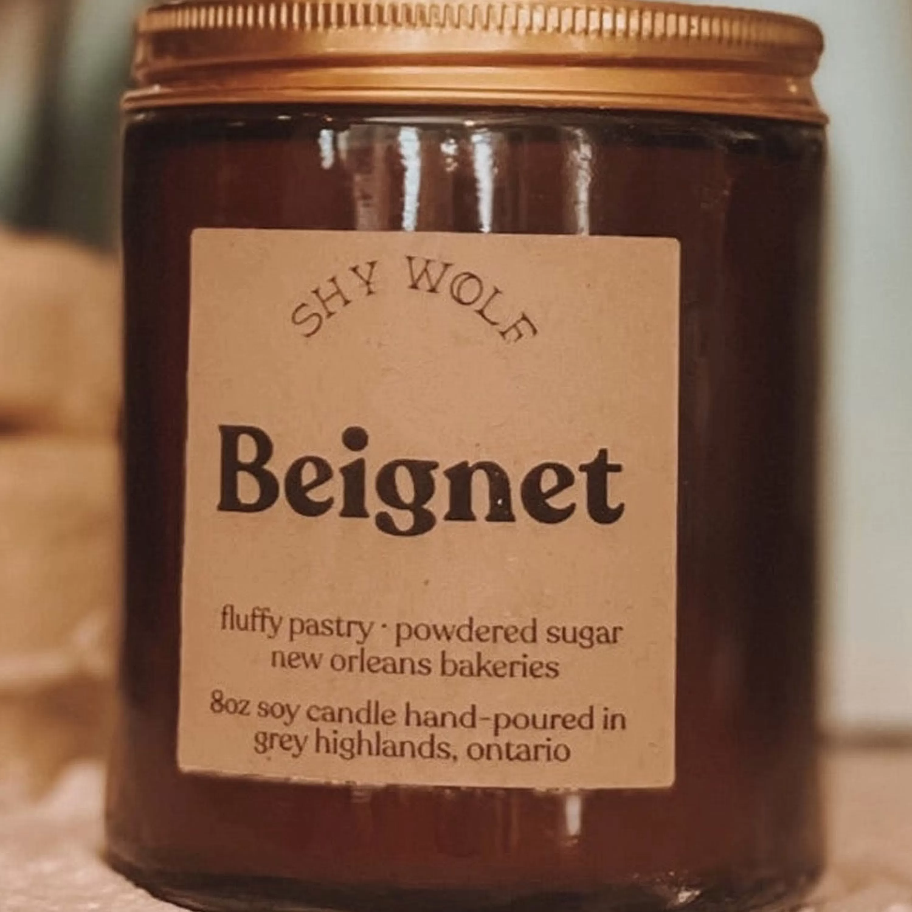 Discount Shy Wolf Candles Beignet Soy Wax Candle