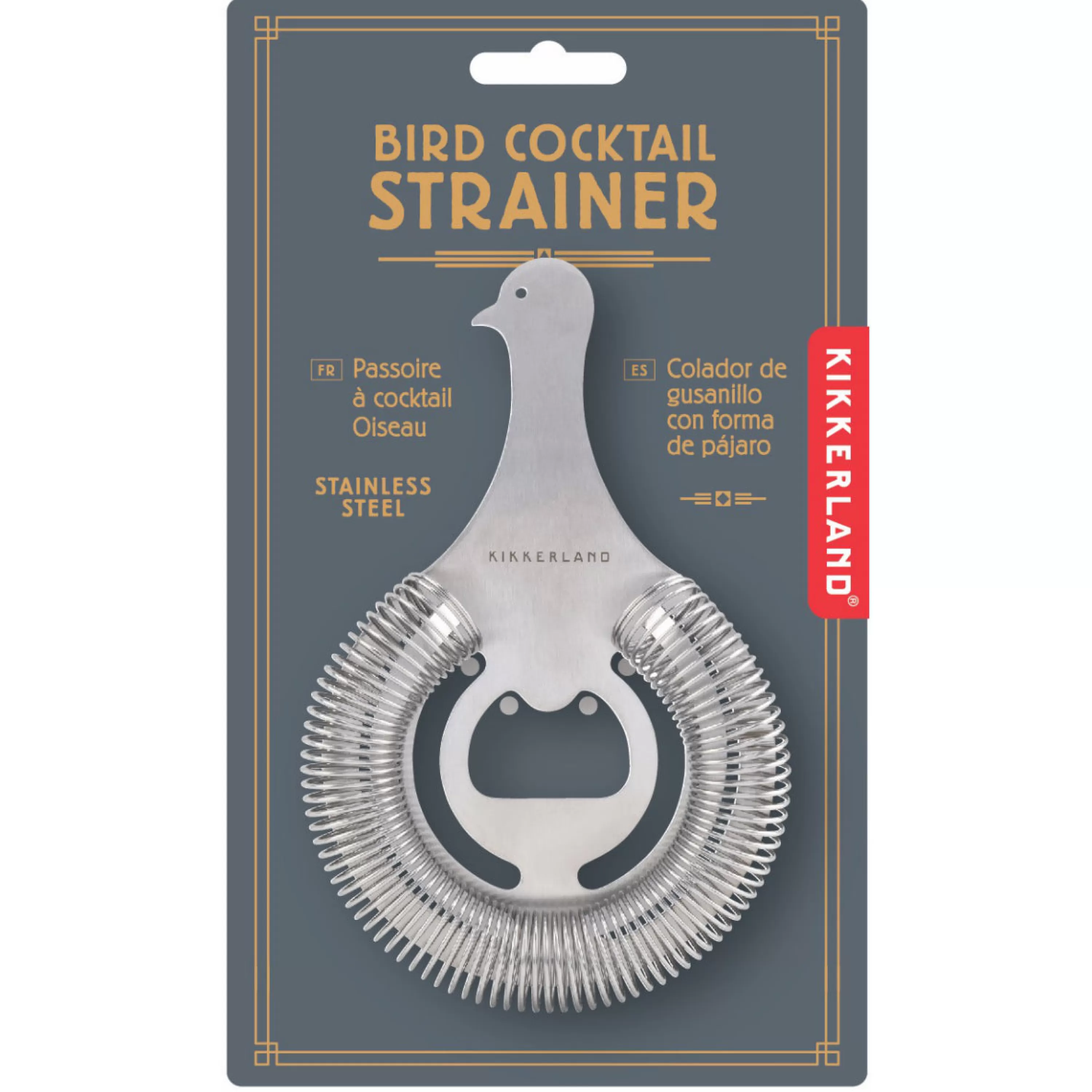 Store Kikkerland Bird Cocktail Strainer