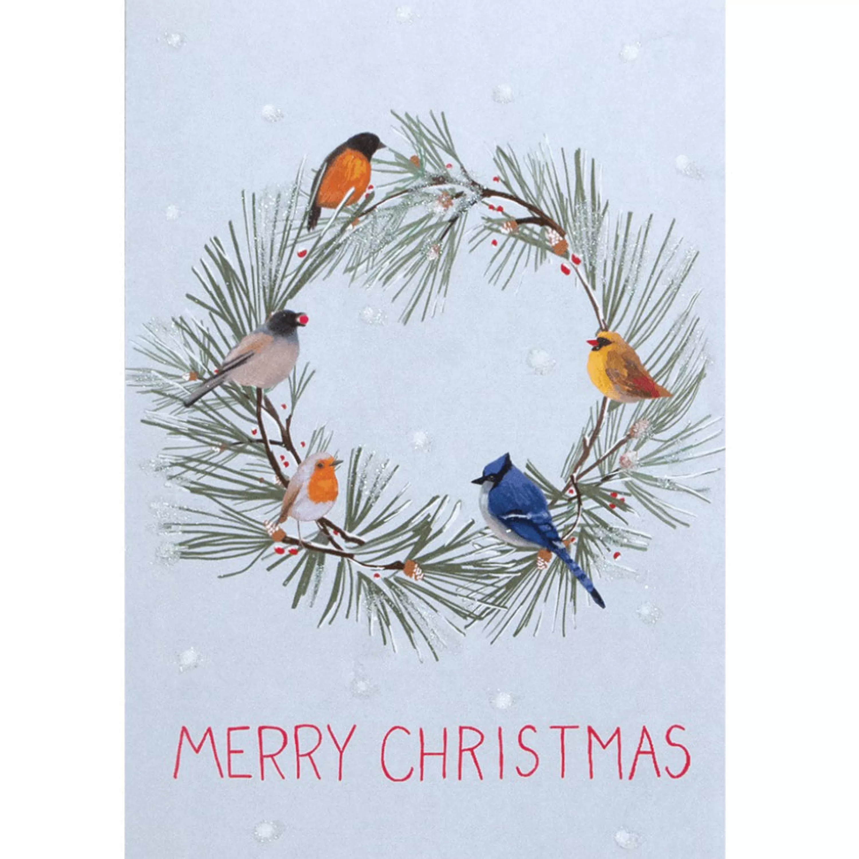 The Gift Wrap Company Birds All Around Boxed Christmas Cards