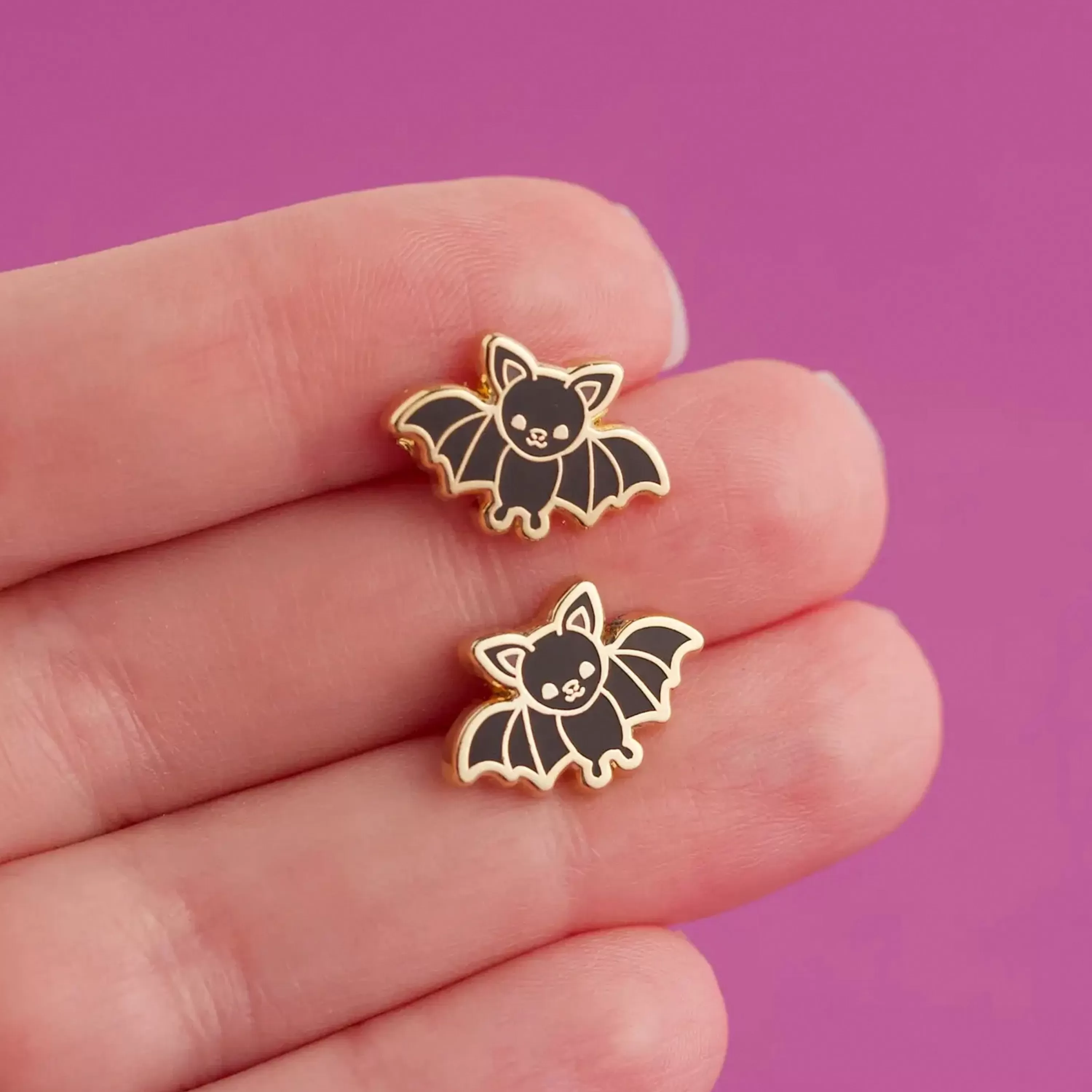 Shop LuxCups Creative Bitty Bat Earrings