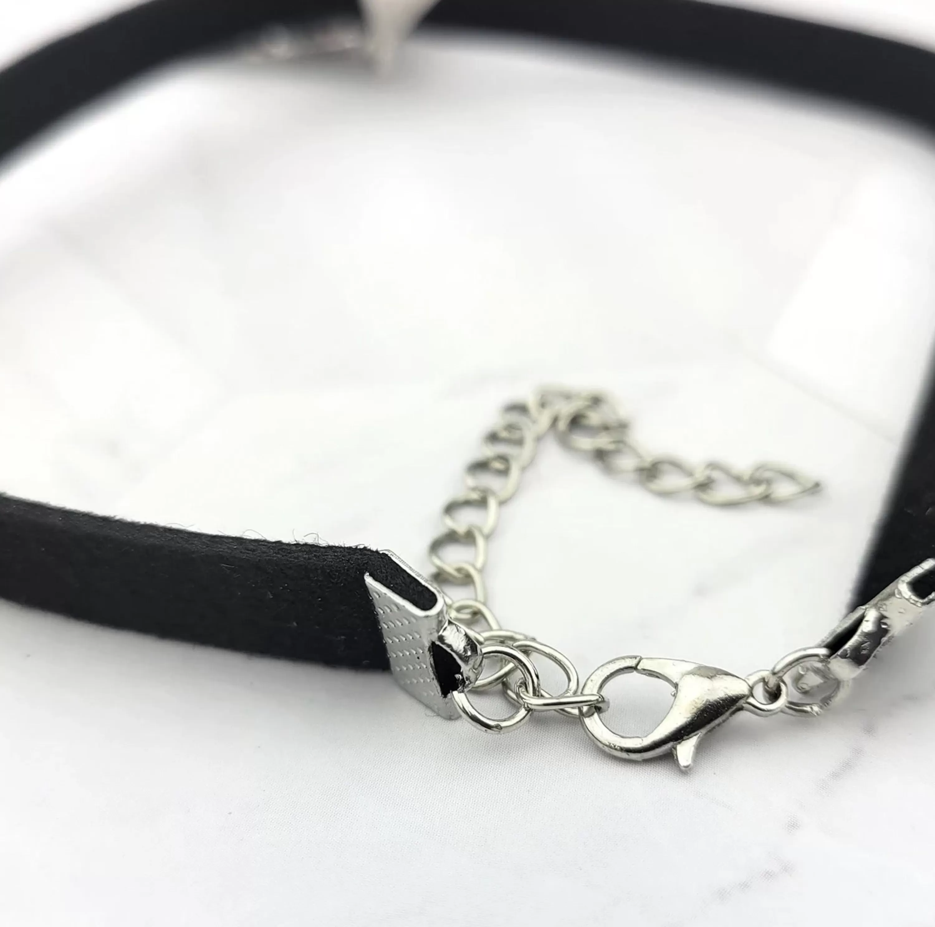 Best Sale SpotLight Jewelry Black Gothic Velvet Choker Pentagram