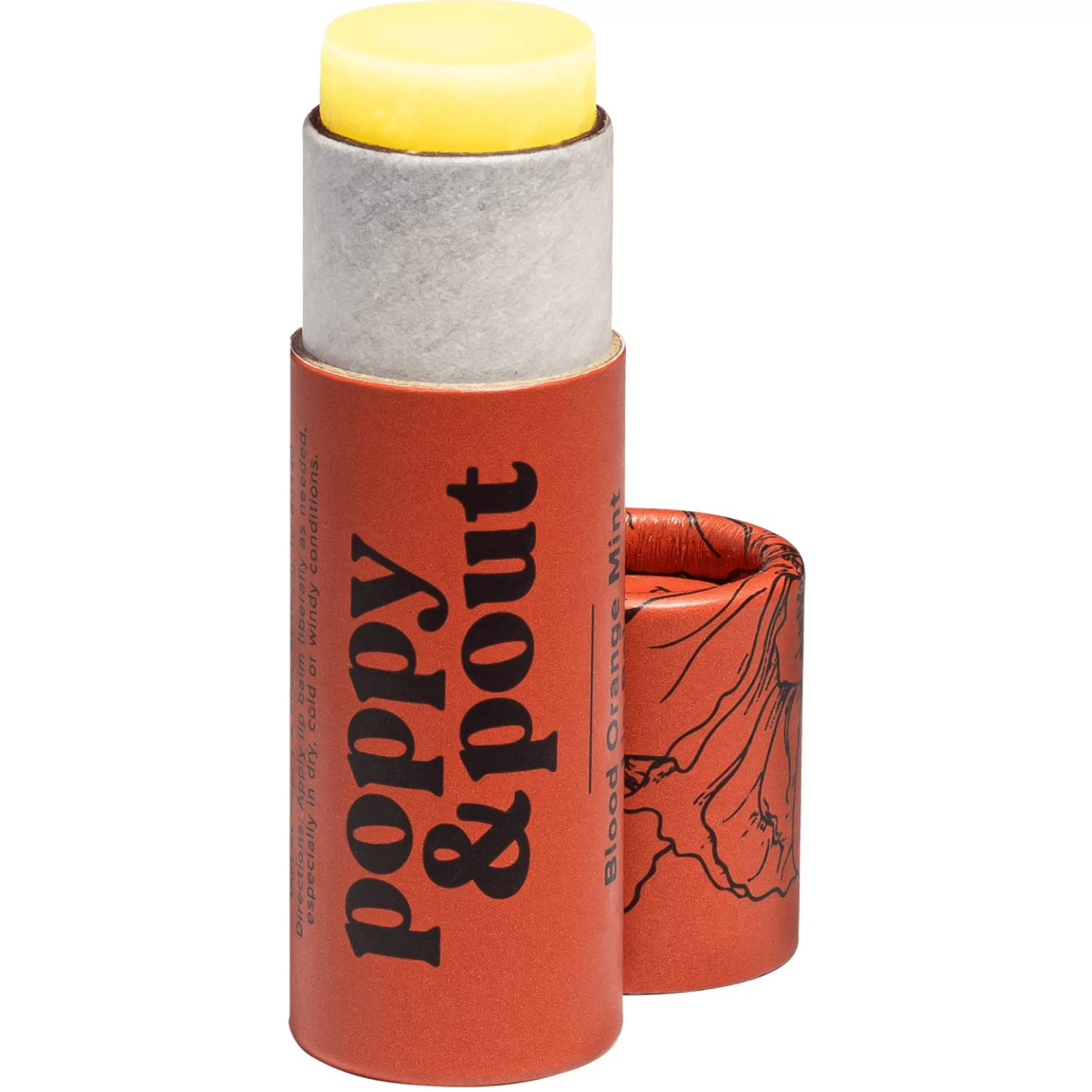 Shop Poppy & Pout Blood Orange Mint Lip Balm