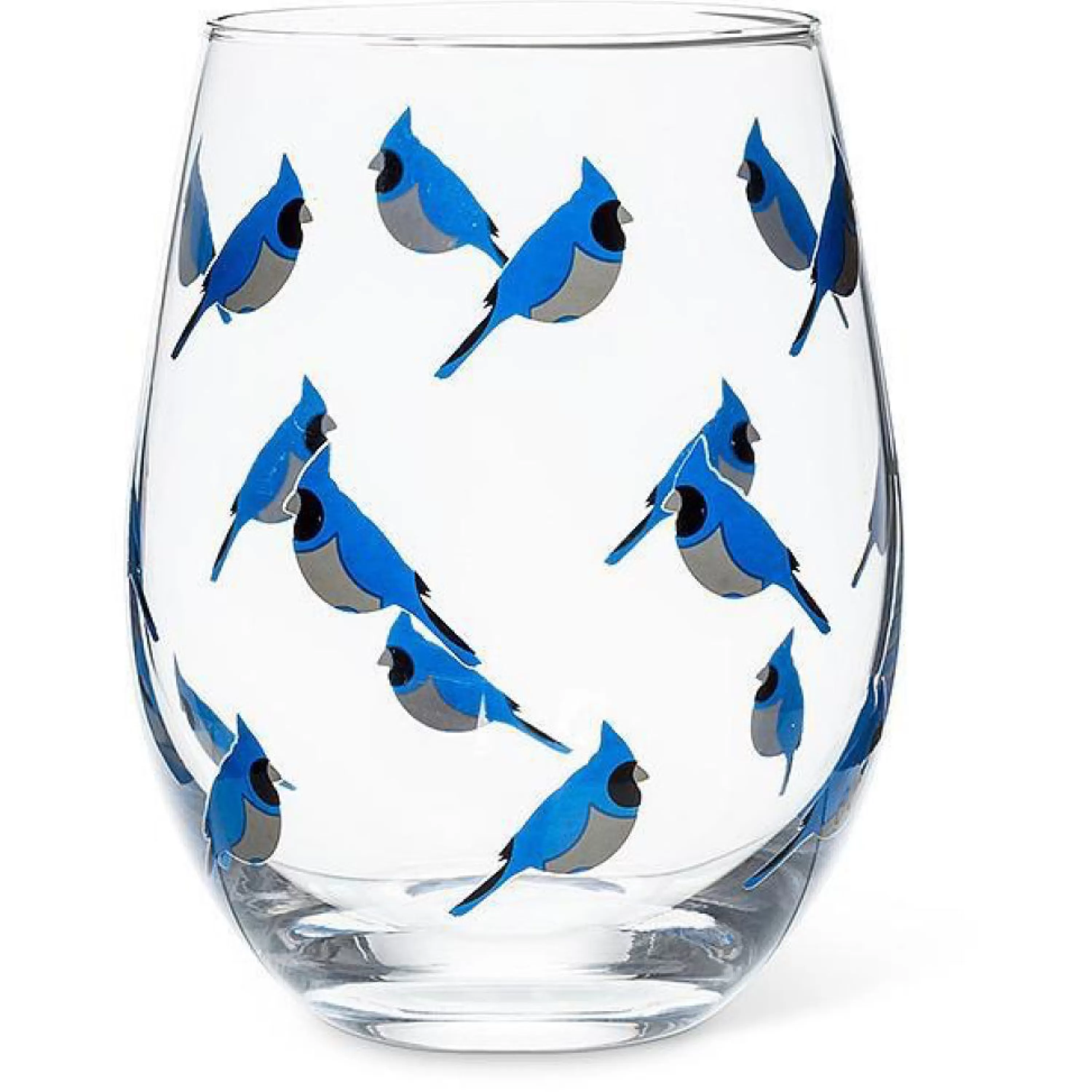 Discount Abbott Collection Blue Jay Stemless Wine Glass