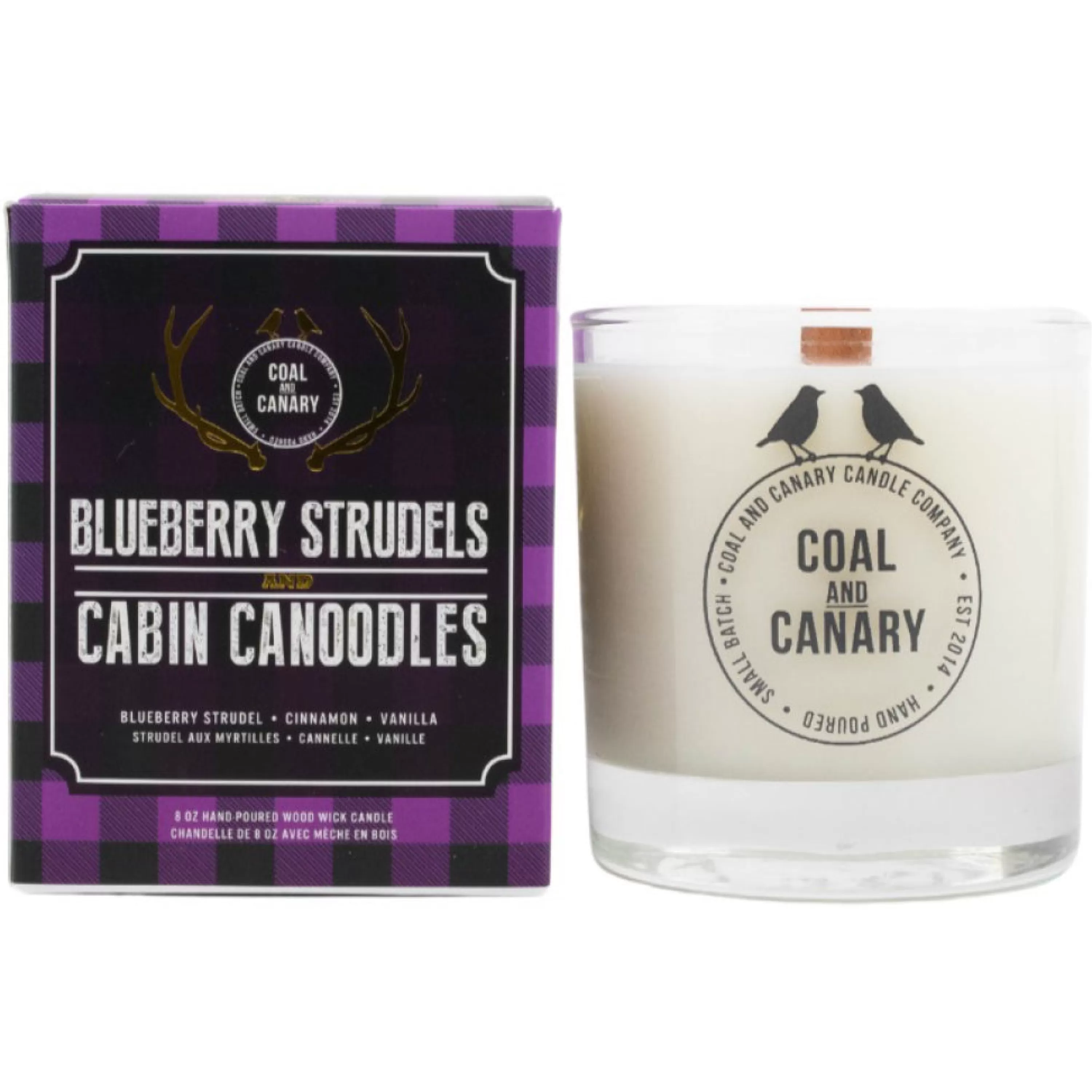 Cheap Coal and Canary Blueberry Strudels And Cabin Canoodles Candle