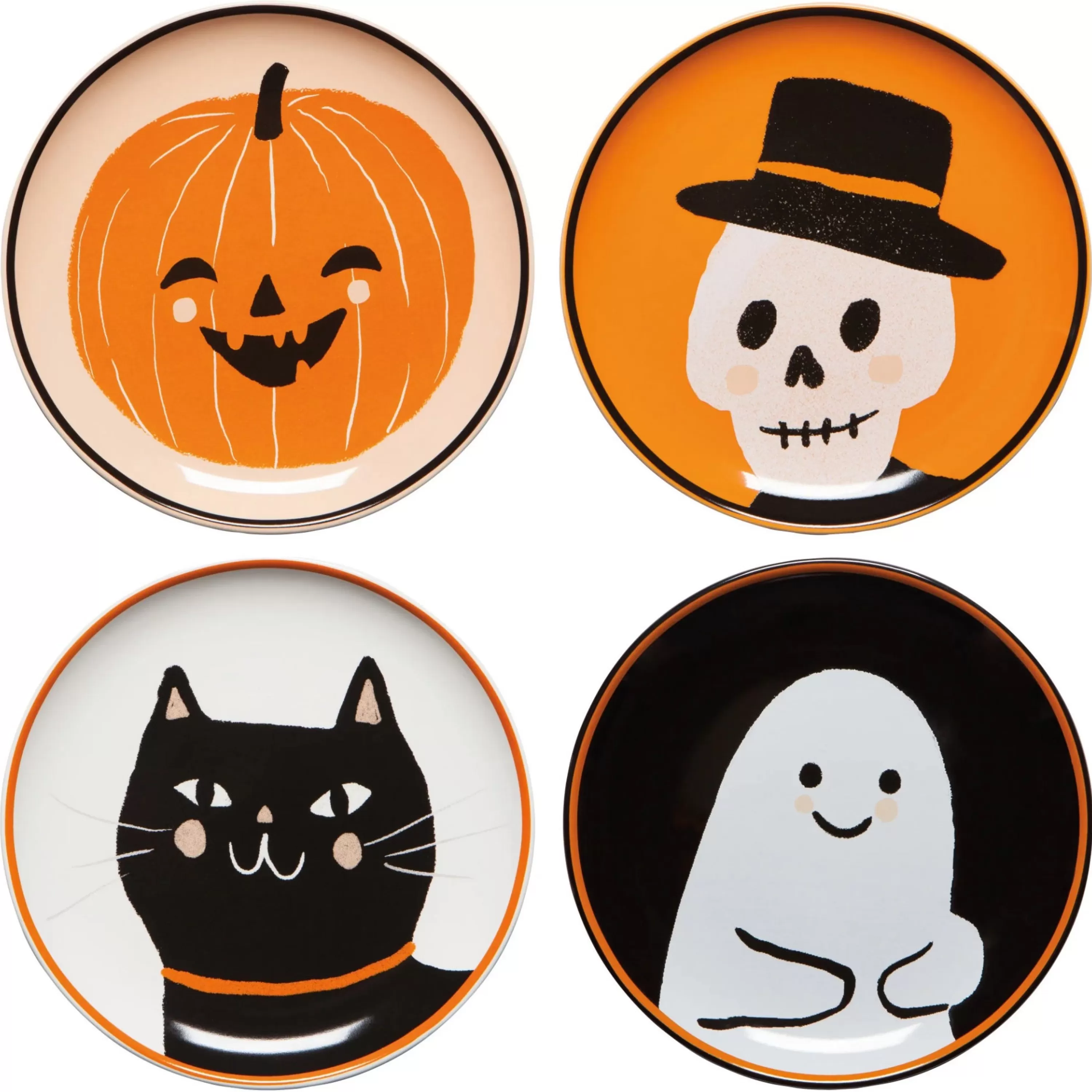 Store Danica Boo Crew Appetizer Plates Set Of 4