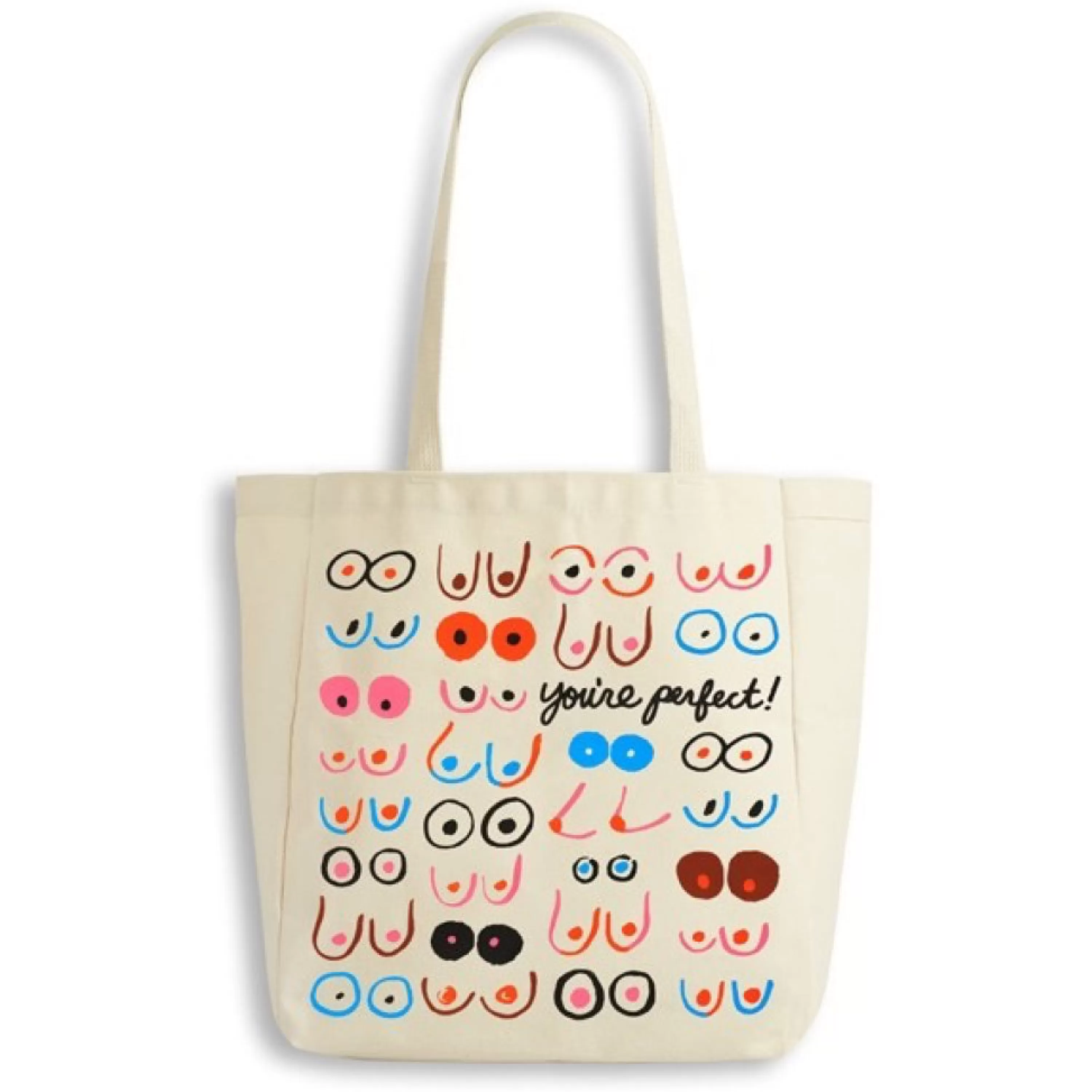 Sale The Found Boobs You'Re Perfect Canvas Tote Bag