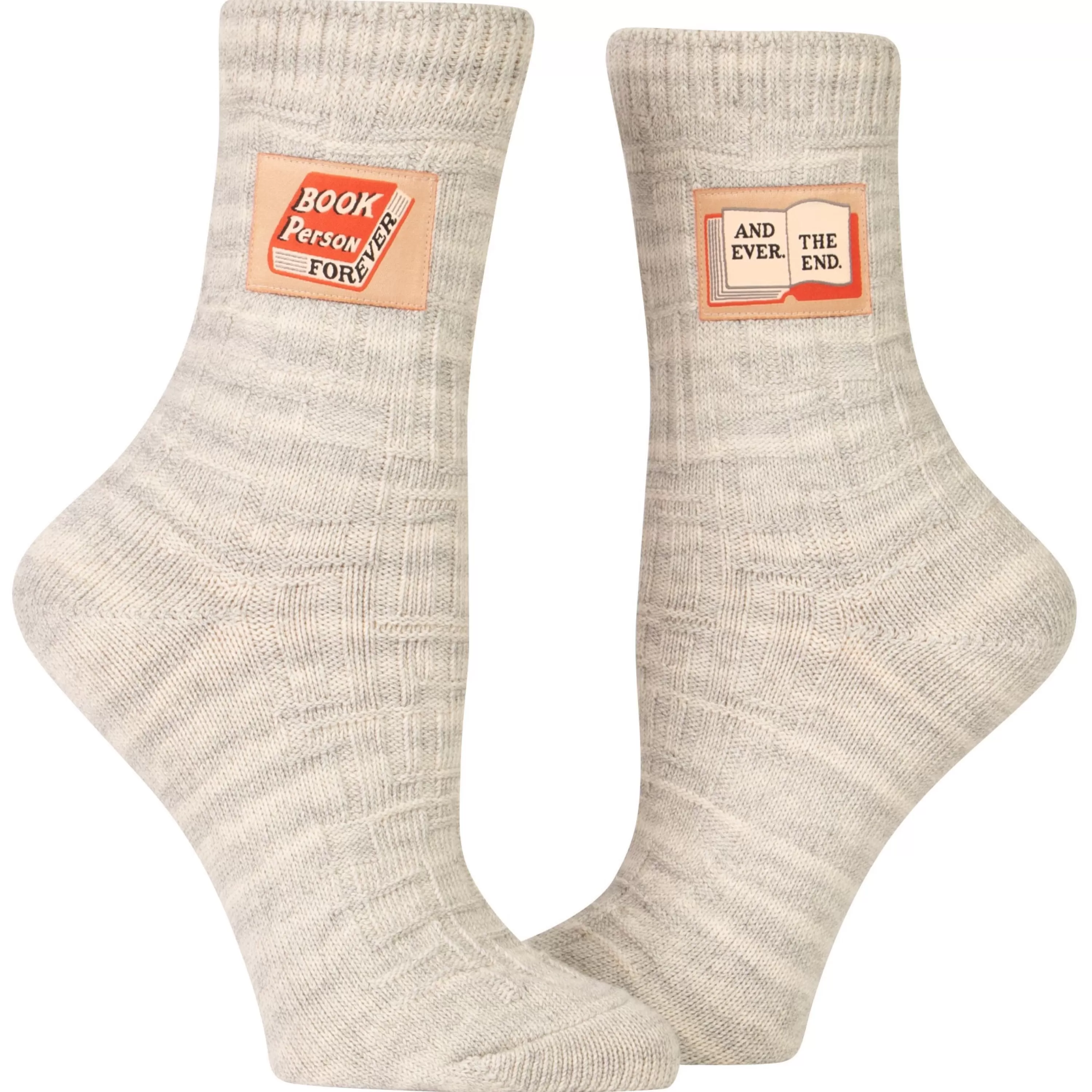 Best Blue Q Book Person Forever Tag Socks