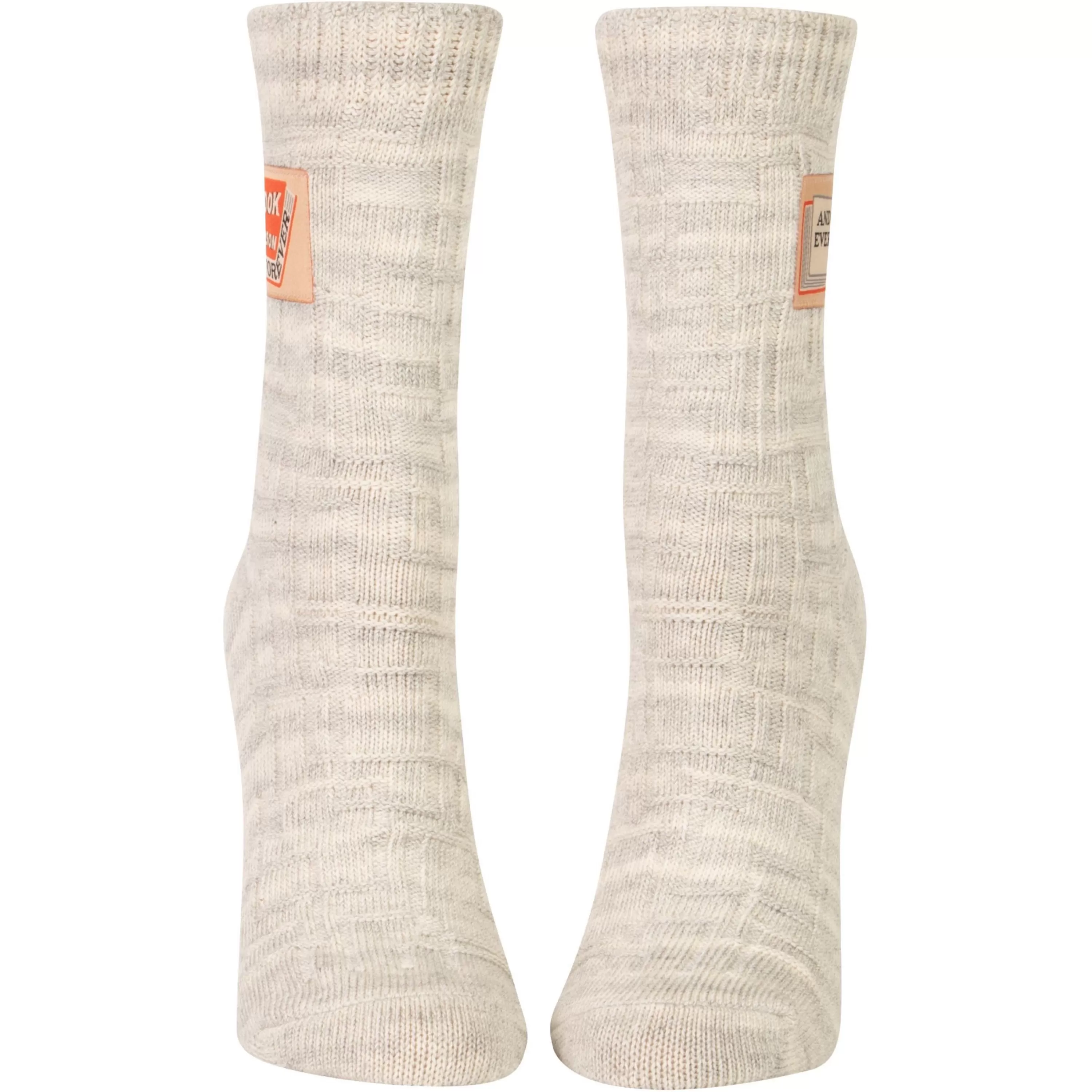 Best Blue Q Book Person Forever Tag Socks