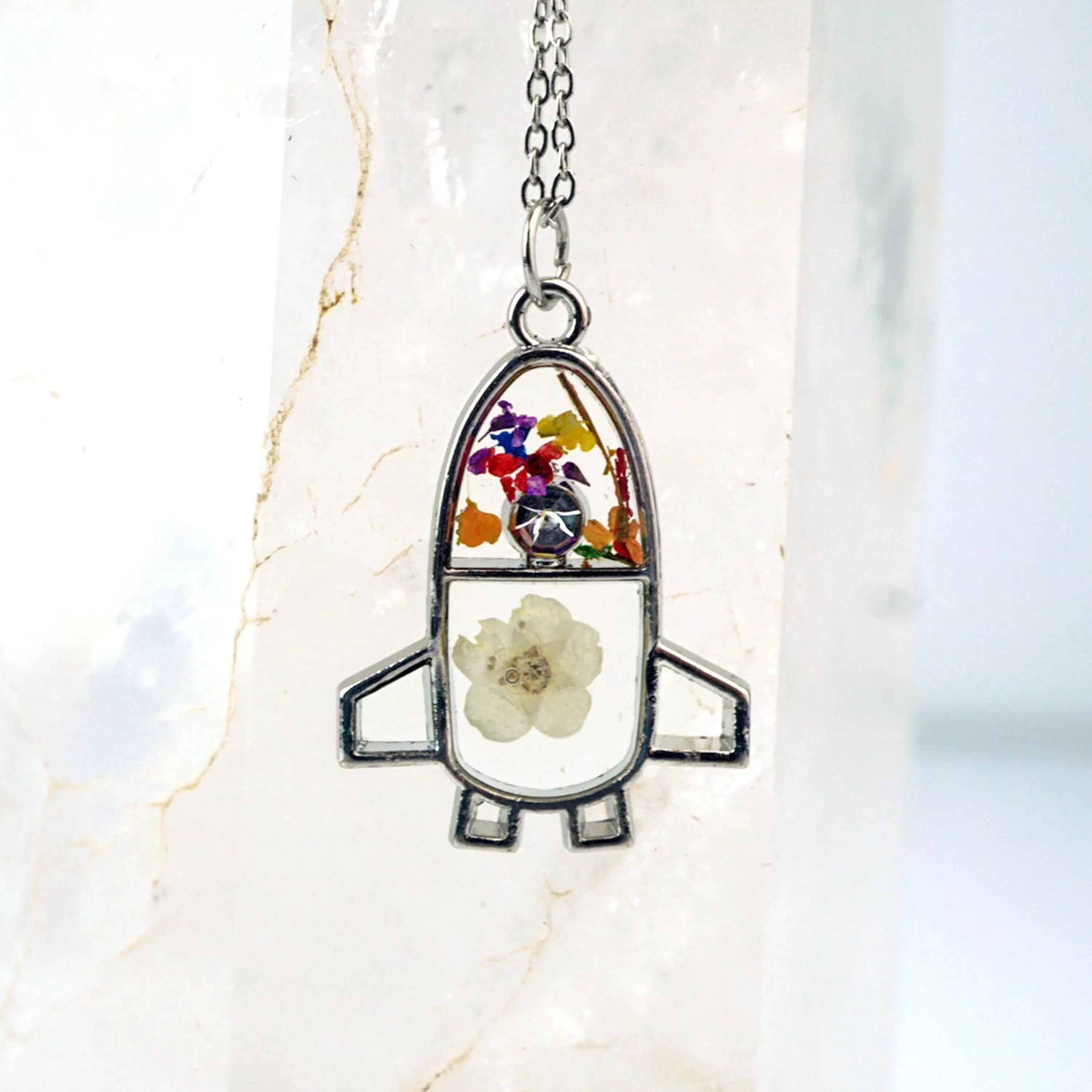 Online The Pretty Pickle Botanical Rocket Ship Necklace