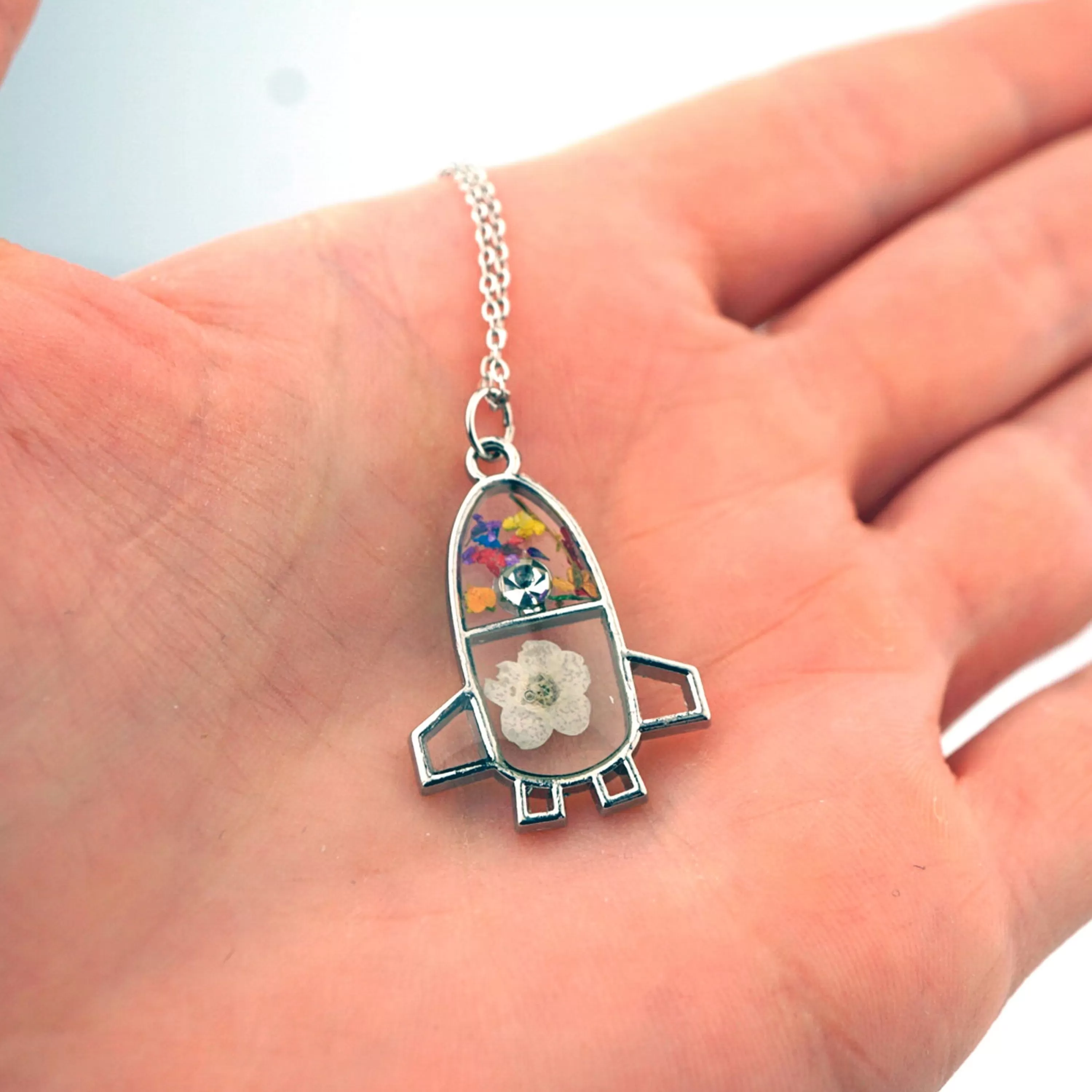 Online The Pretty Pickle Botanical Rocket Ship Necklace