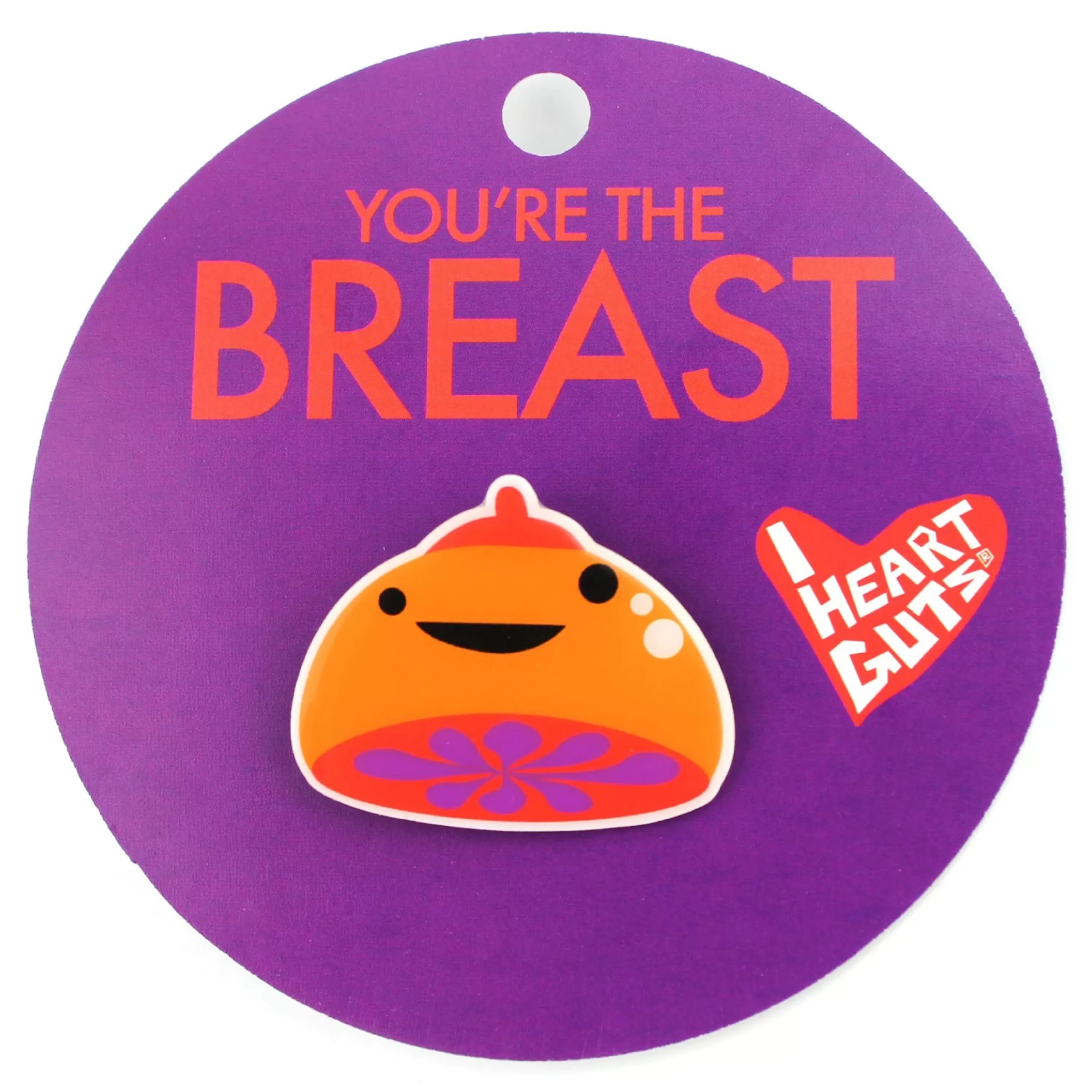 Store I Heart Guts Breast Lapel Pin