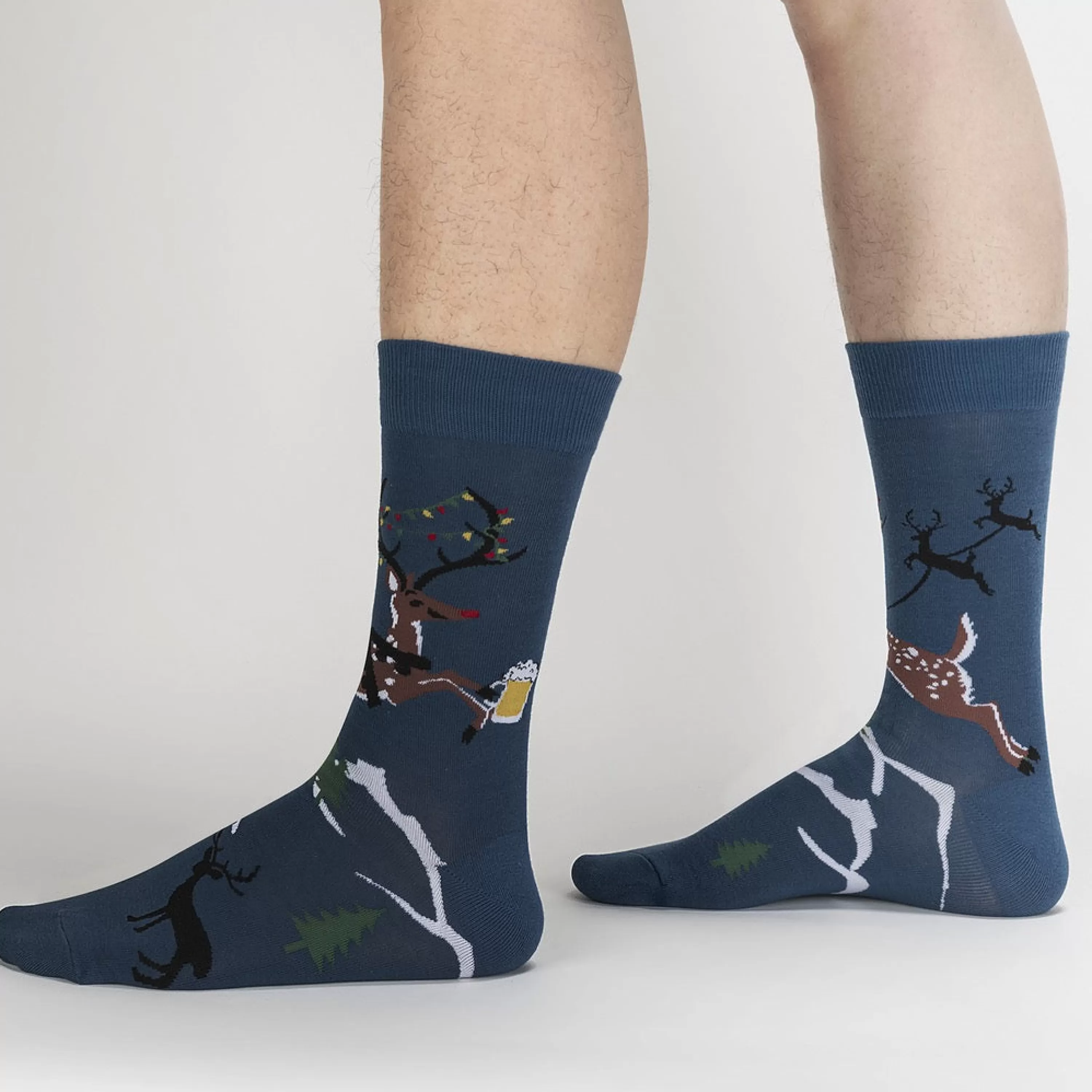 Sock It To Me Brew-Dolph Men's Crew Socks