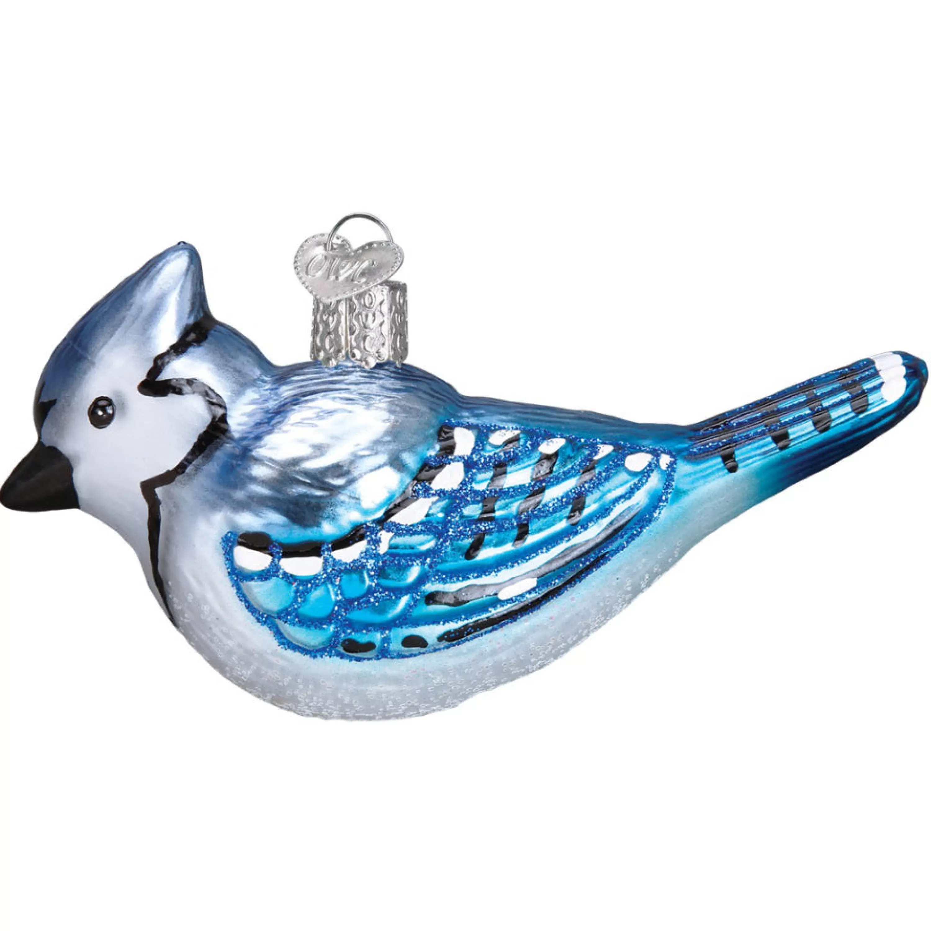 Old World Christmas Bright Blue Jay Ornament