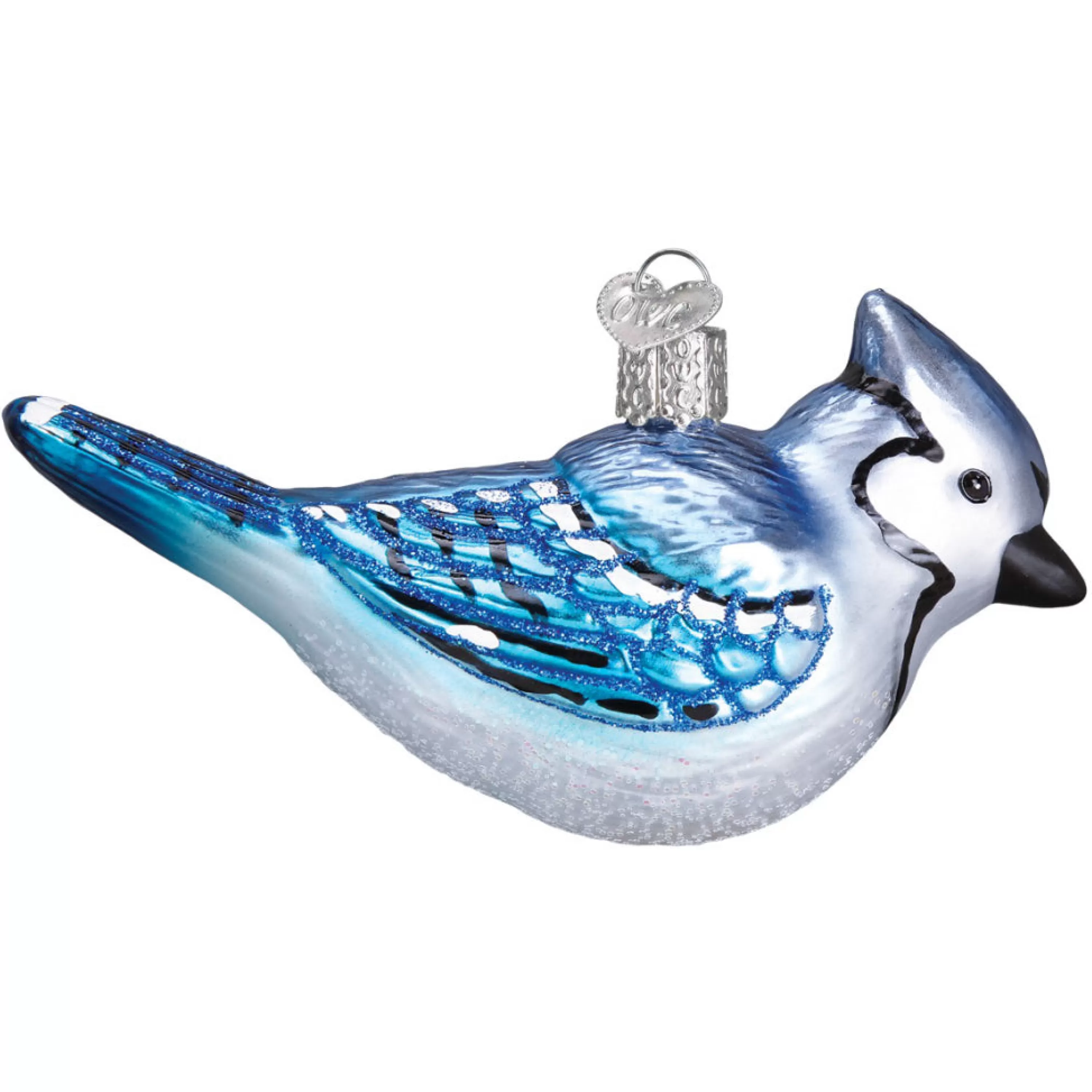 Old World Christmas Bright Blue Jay Ornament