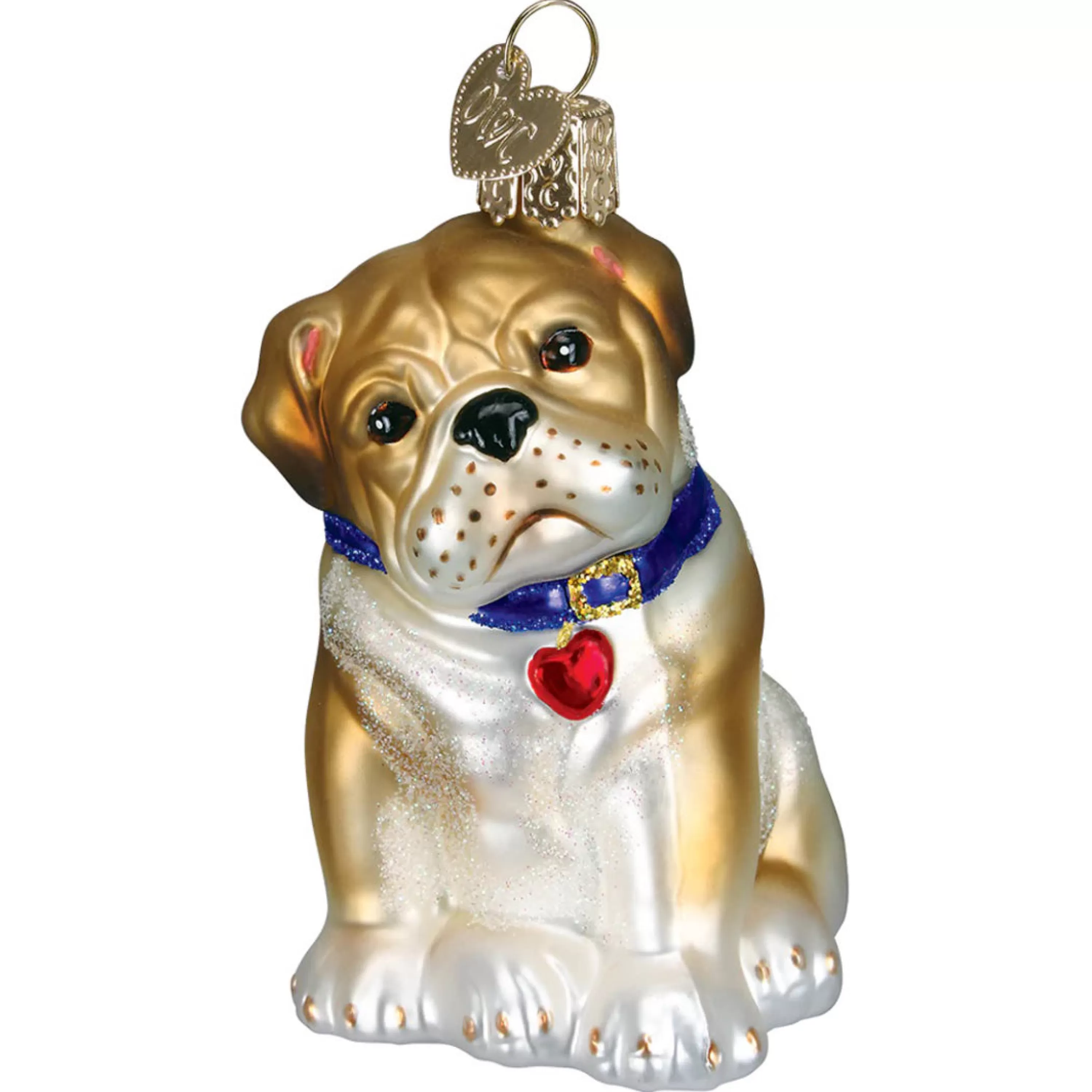 Old World Christmas Bull Pup Ornament