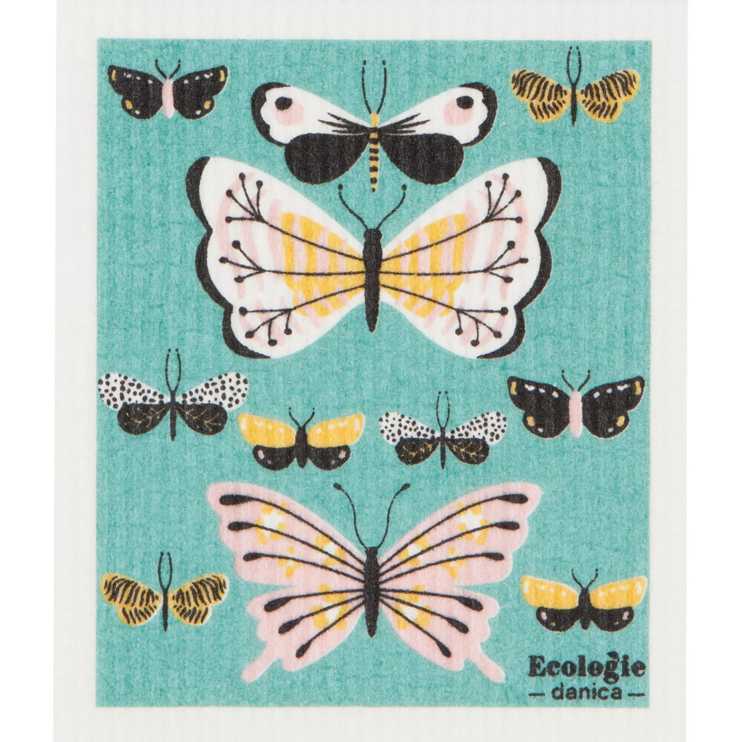 Cheap Danica Butterflies Swedish Sponge Cloth