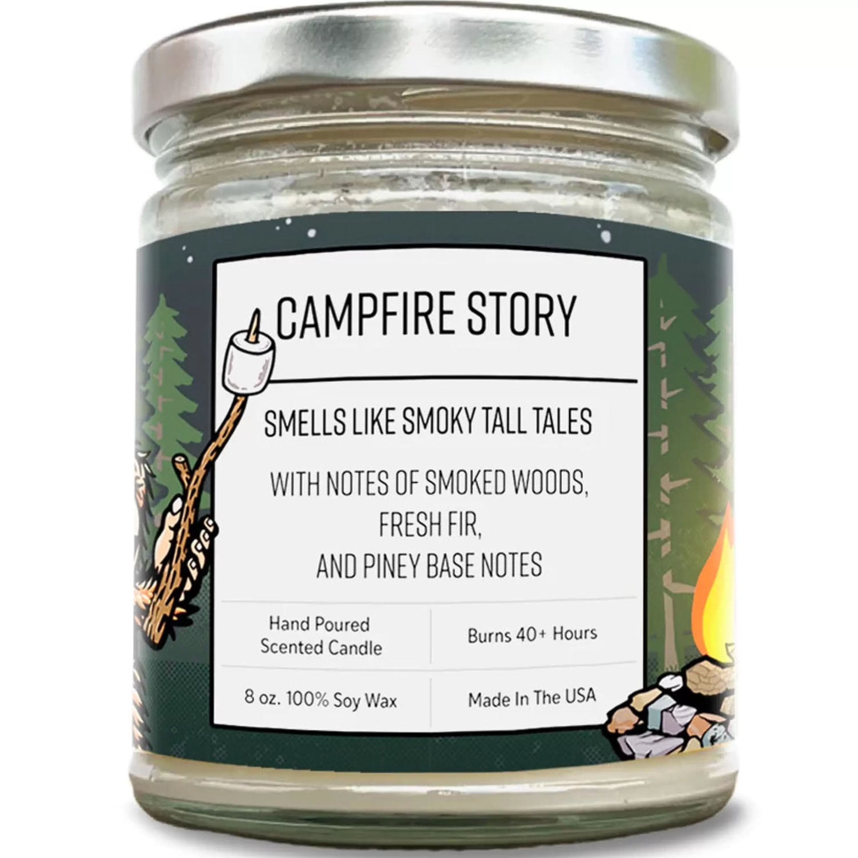 Flash Sale Two Little Fruits Campfire Story 8Oz Soy Candle