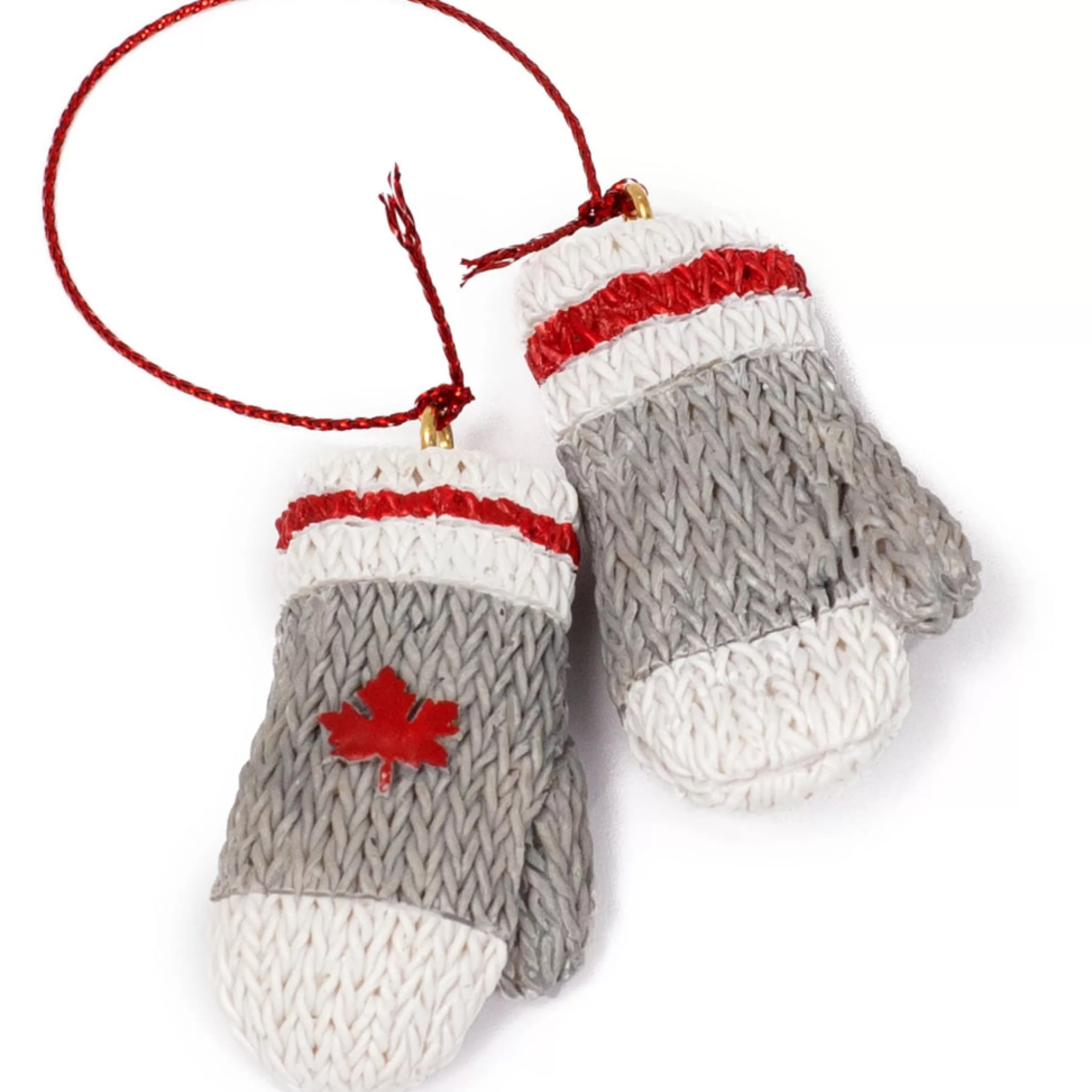 Main and Local Canadian Wool Mittens Ornament