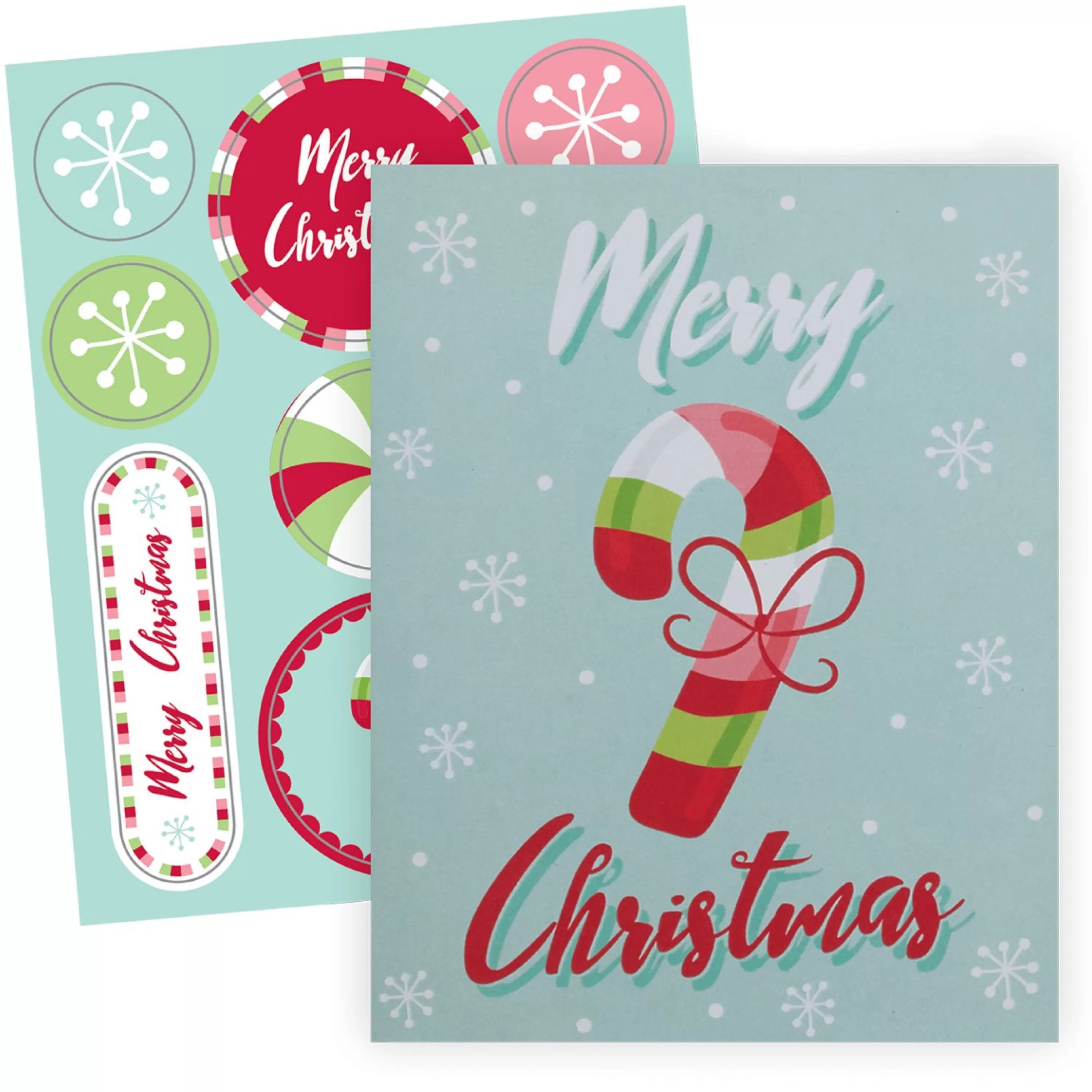 The Gift Wrap Company Candy Cane Christmas Cards