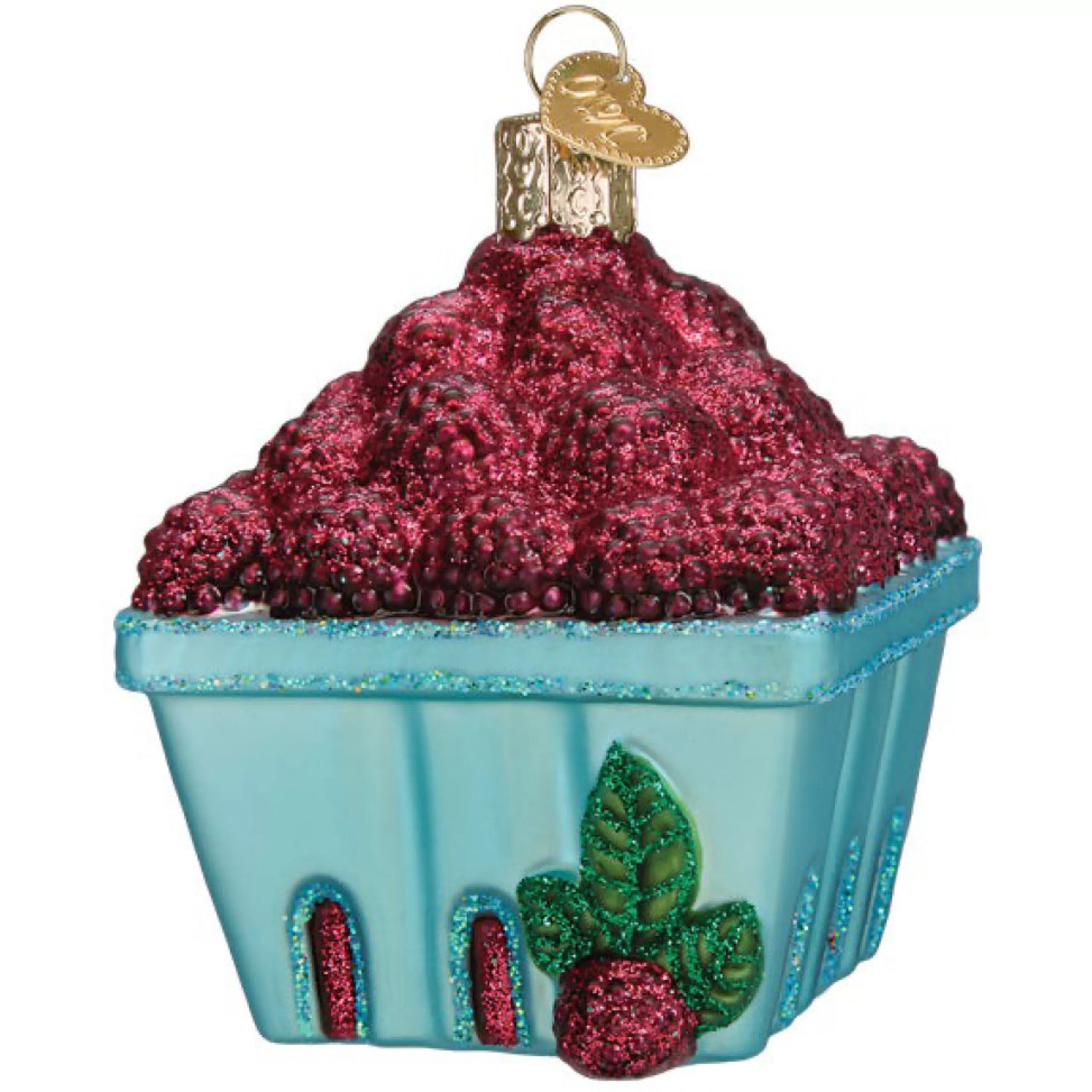 Old World Christmas Carton Of Raspberries Ornament