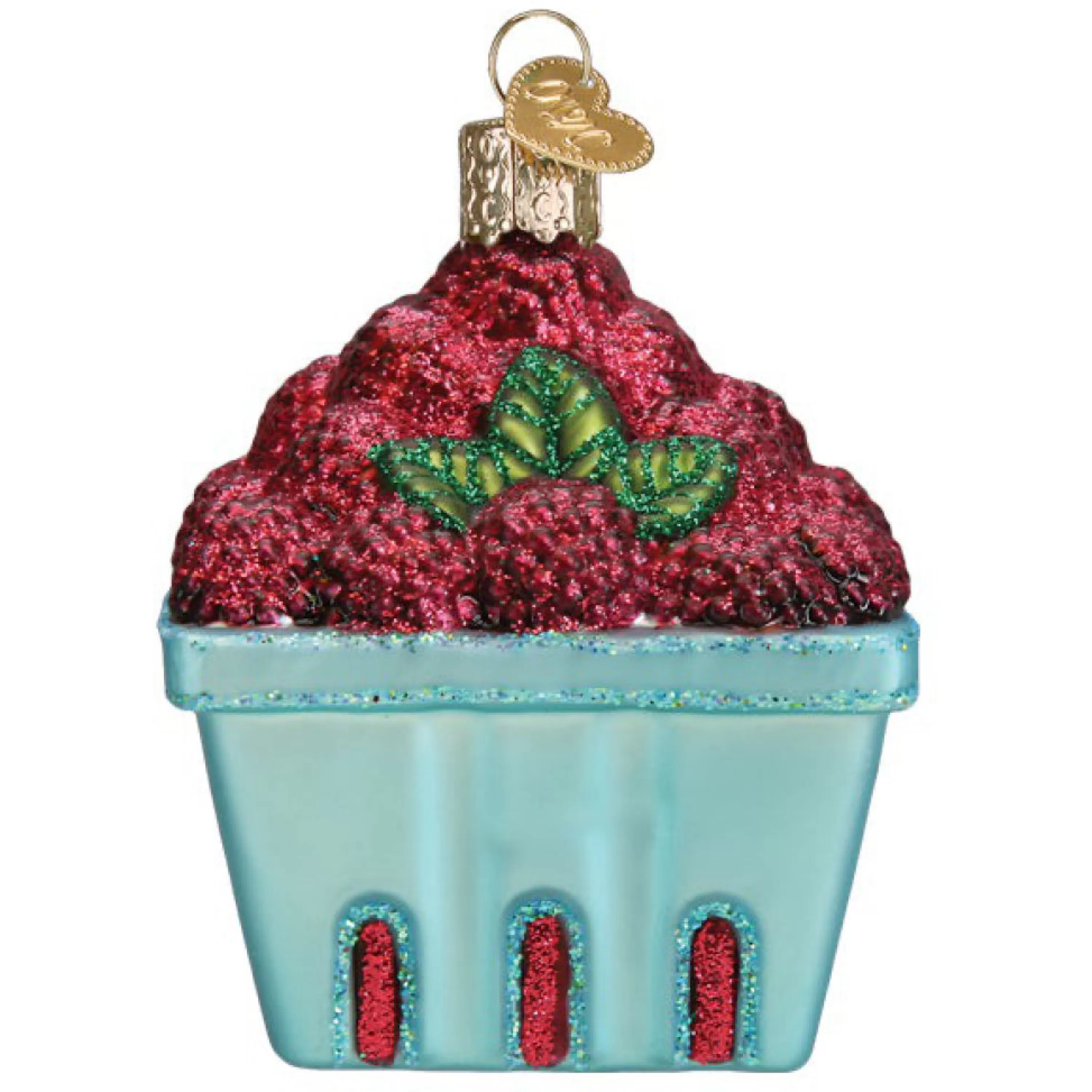 Old World Christmas Carton Of Raspberries Ornament