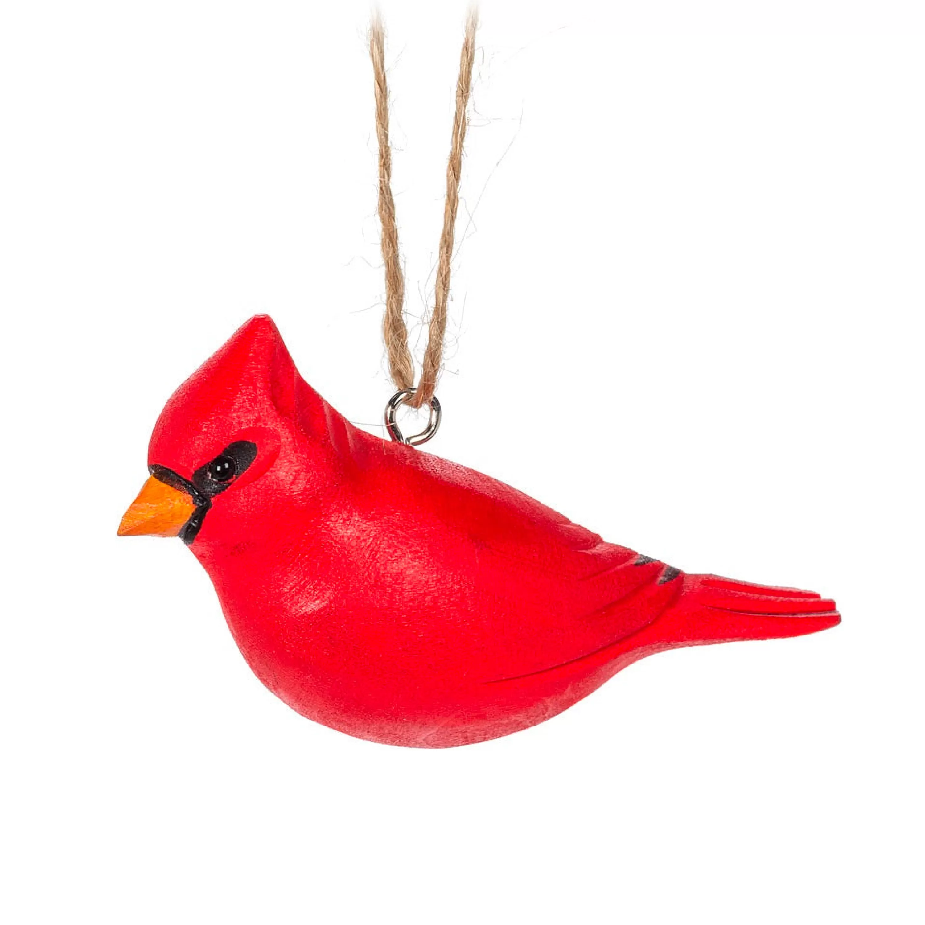 Abbott Collection Carved Cardinal Ornament