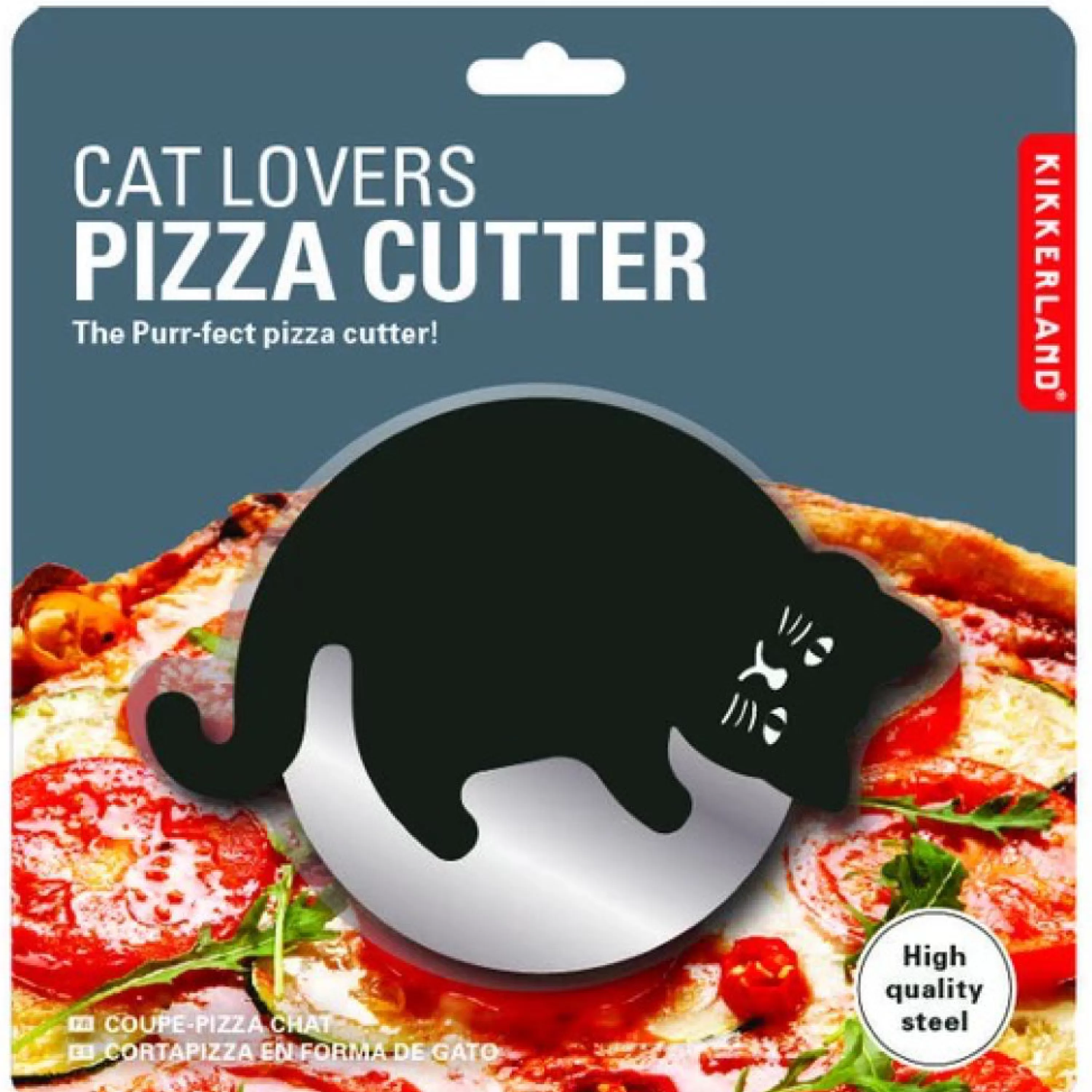 Store Kikkerland Cat Lovers Pizza Cutter