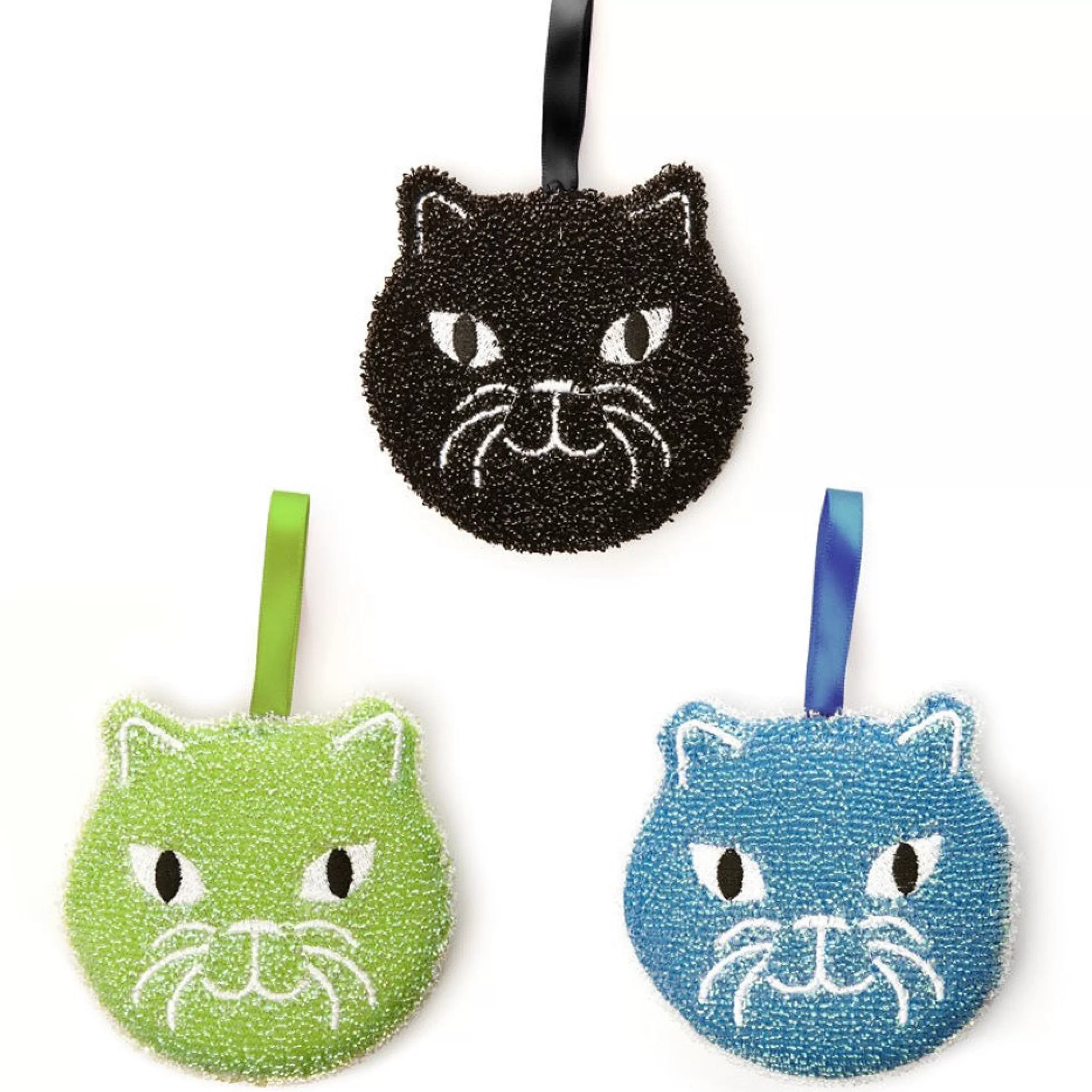 Hot Kikkerland Cat Sponges Set Of 3