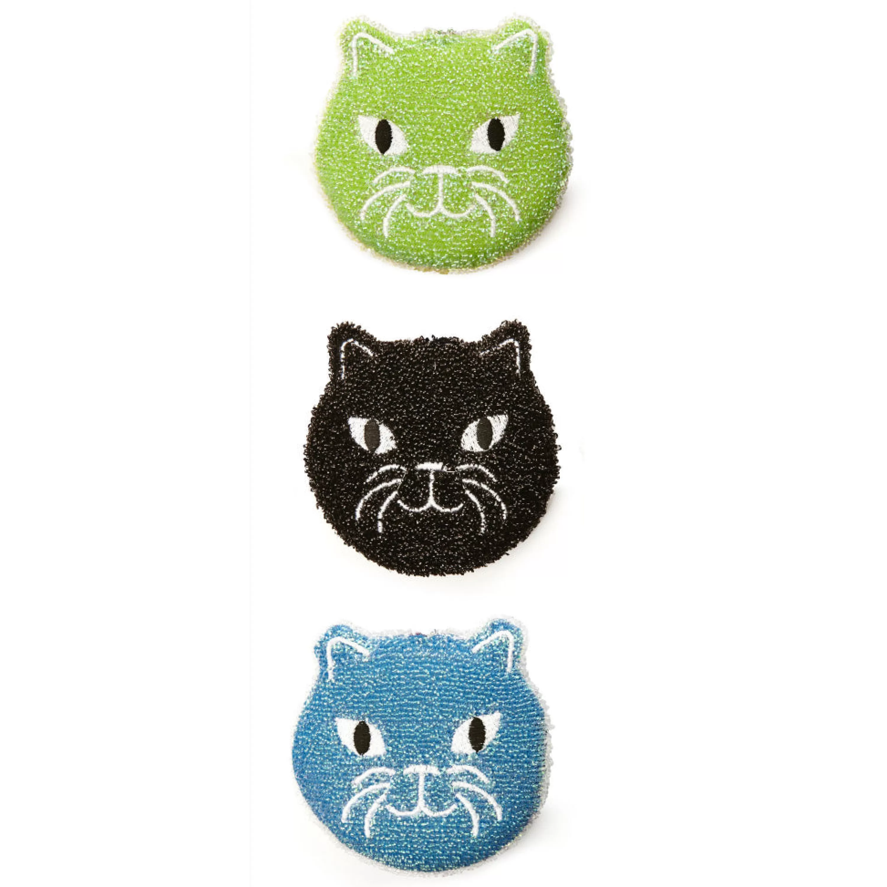 Hot Kikkerland Cat Sponges Set Of 3