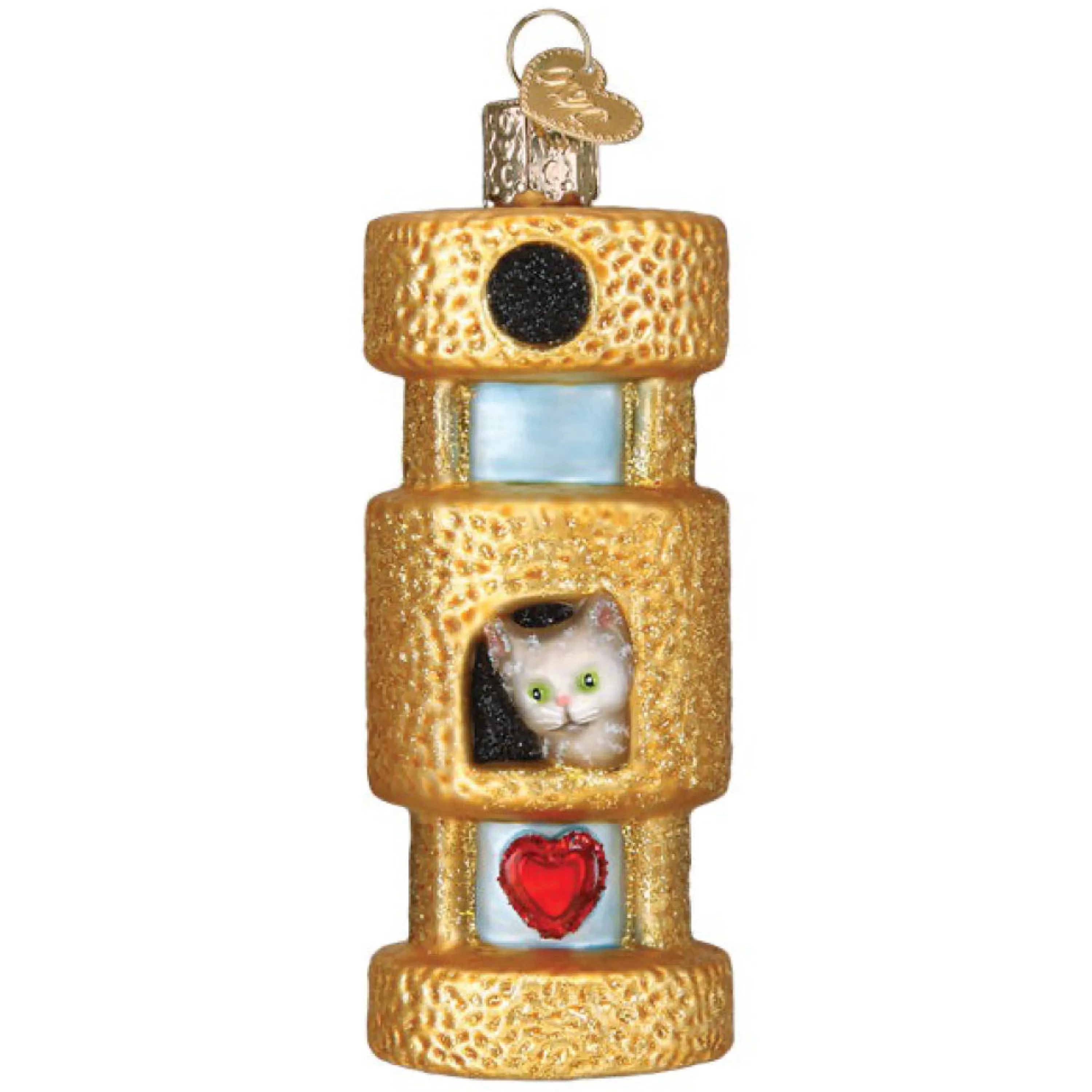 Old World Christmas Cat Tower Ornament