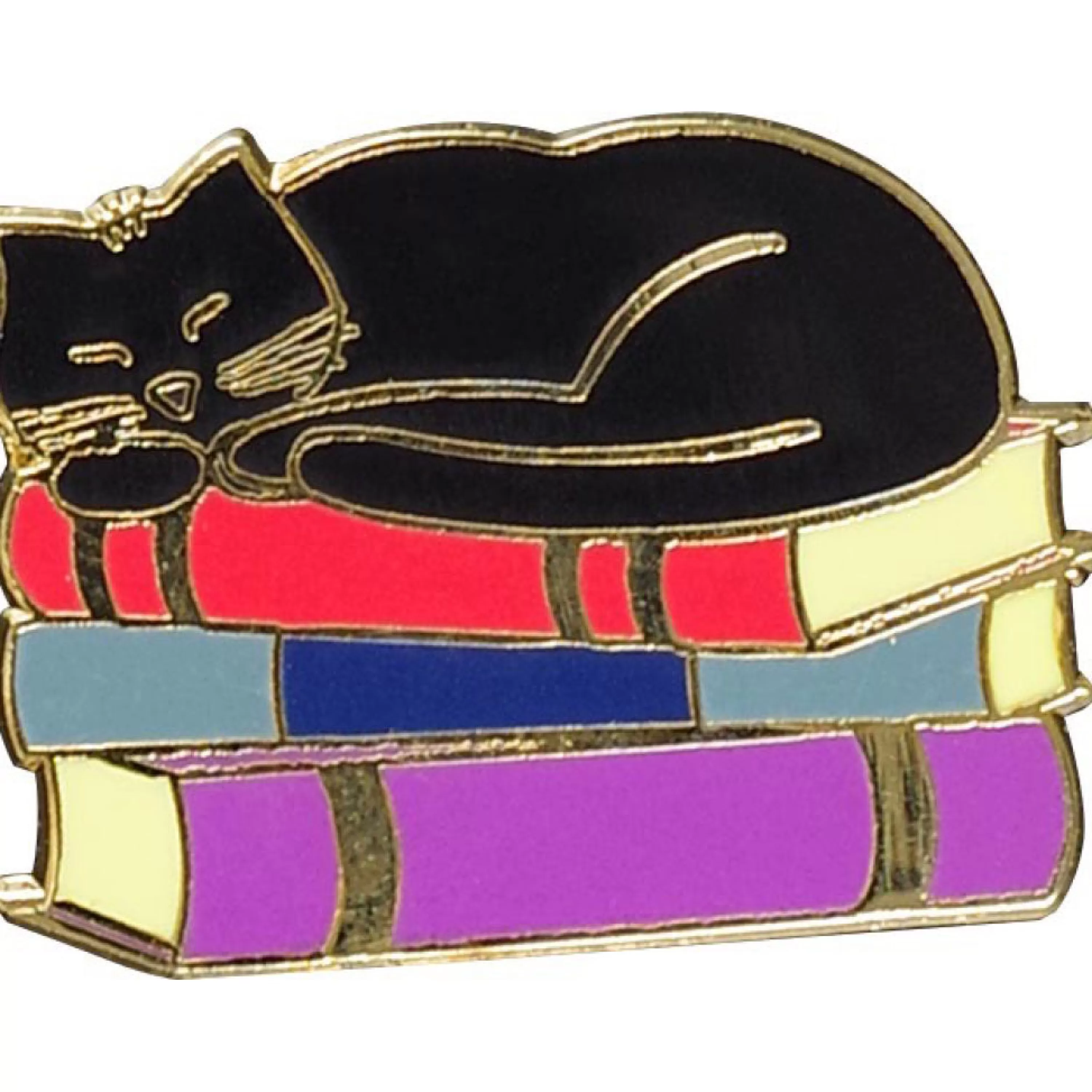 Sale Peter Pauper Press Cat With Books Enamel Pin