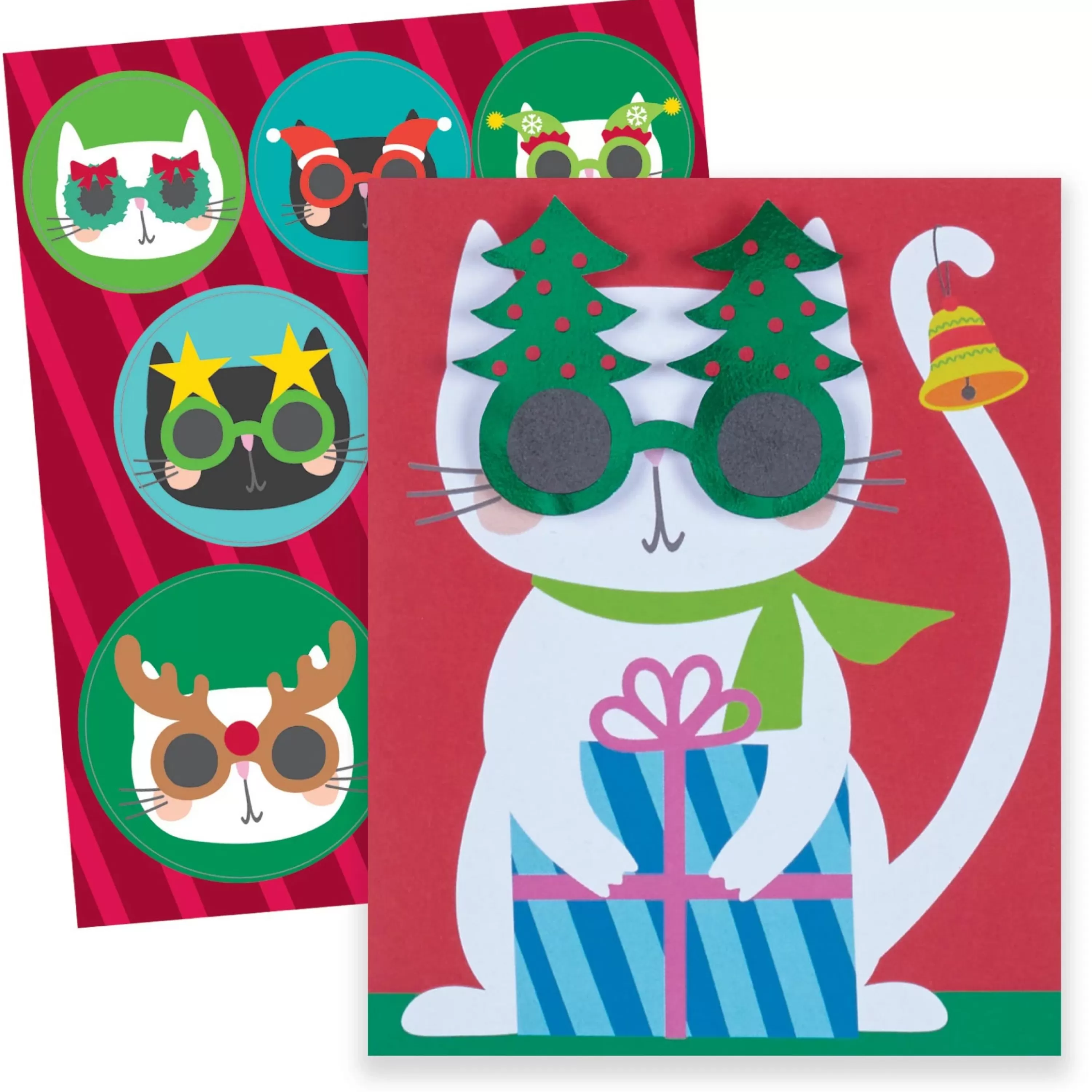 The Gift Wrap Company Catty For Christmas Boxed Holiday Cards