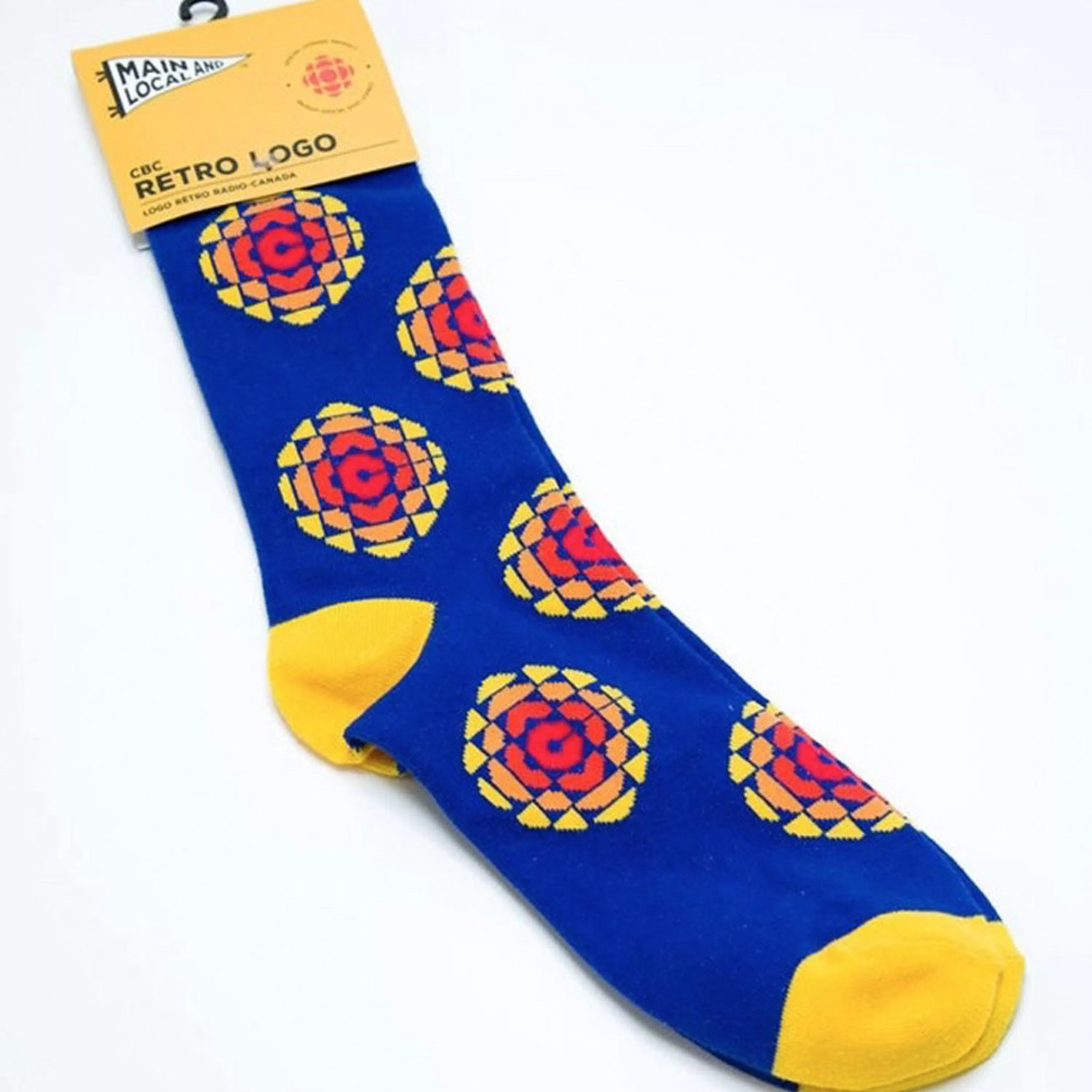 Clearance Main and Local Cbc Retro Logo Socks