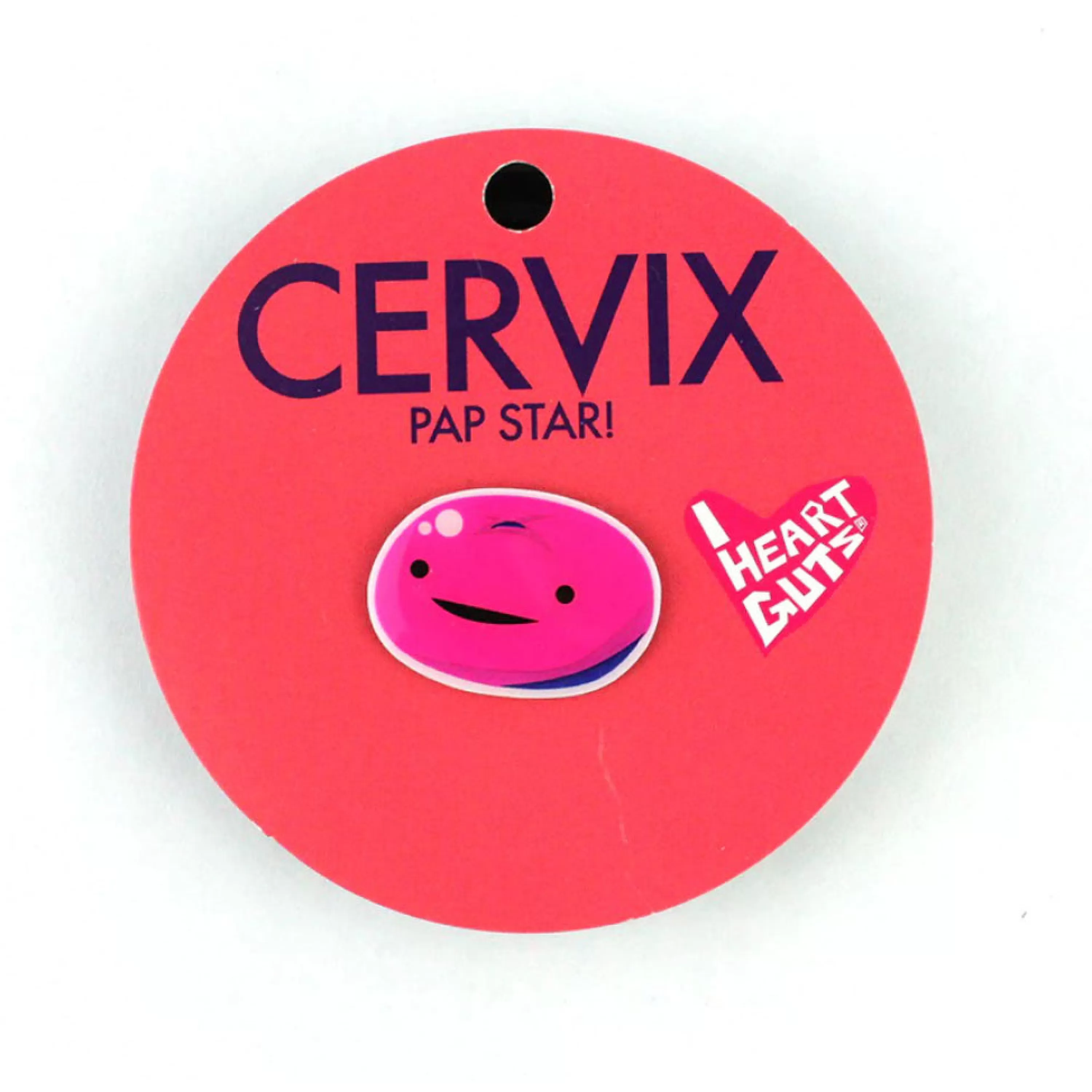 Cheap I Heart Guts Cervix Lapel Pin