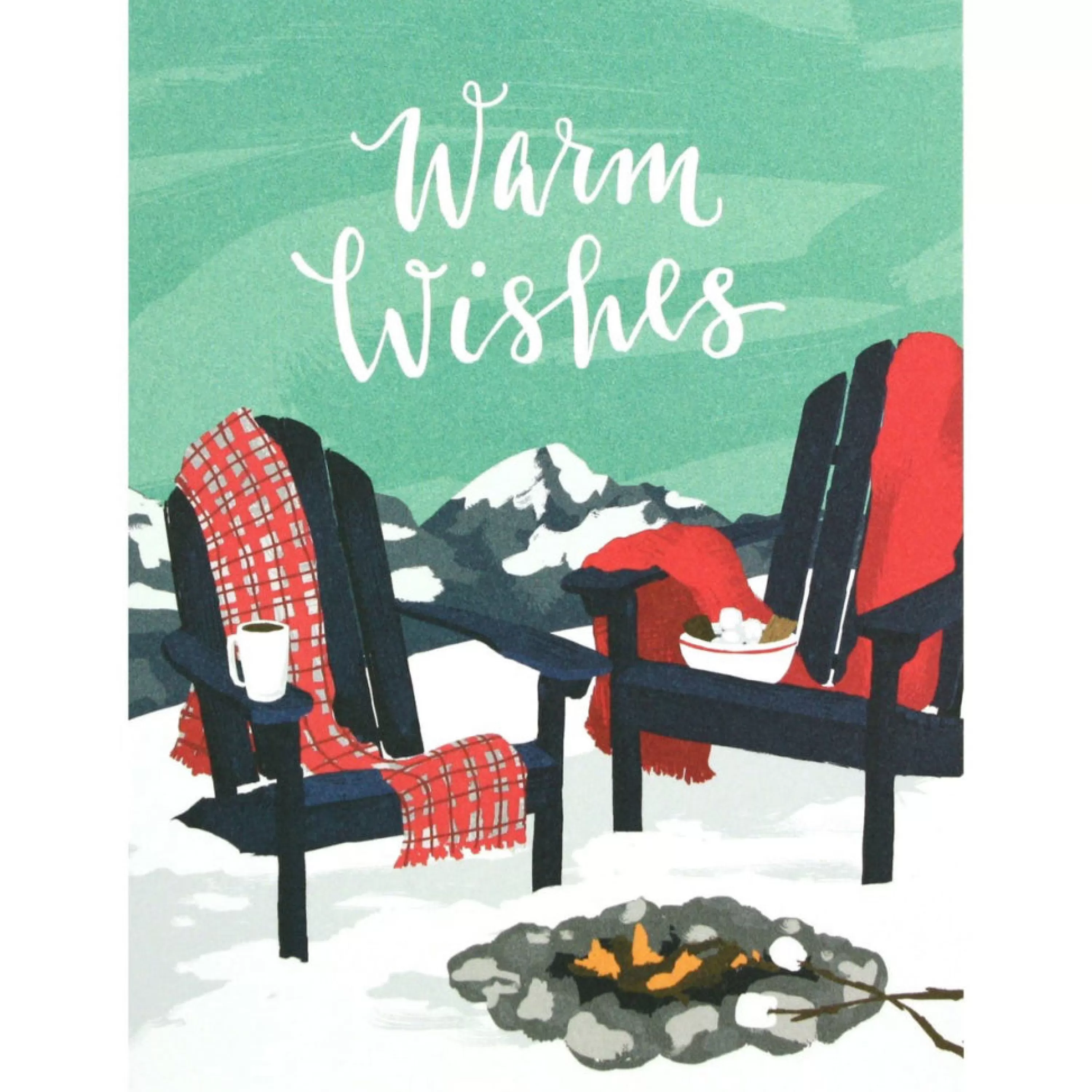 Smudge Ink Chairs By Campfire Holiday Card