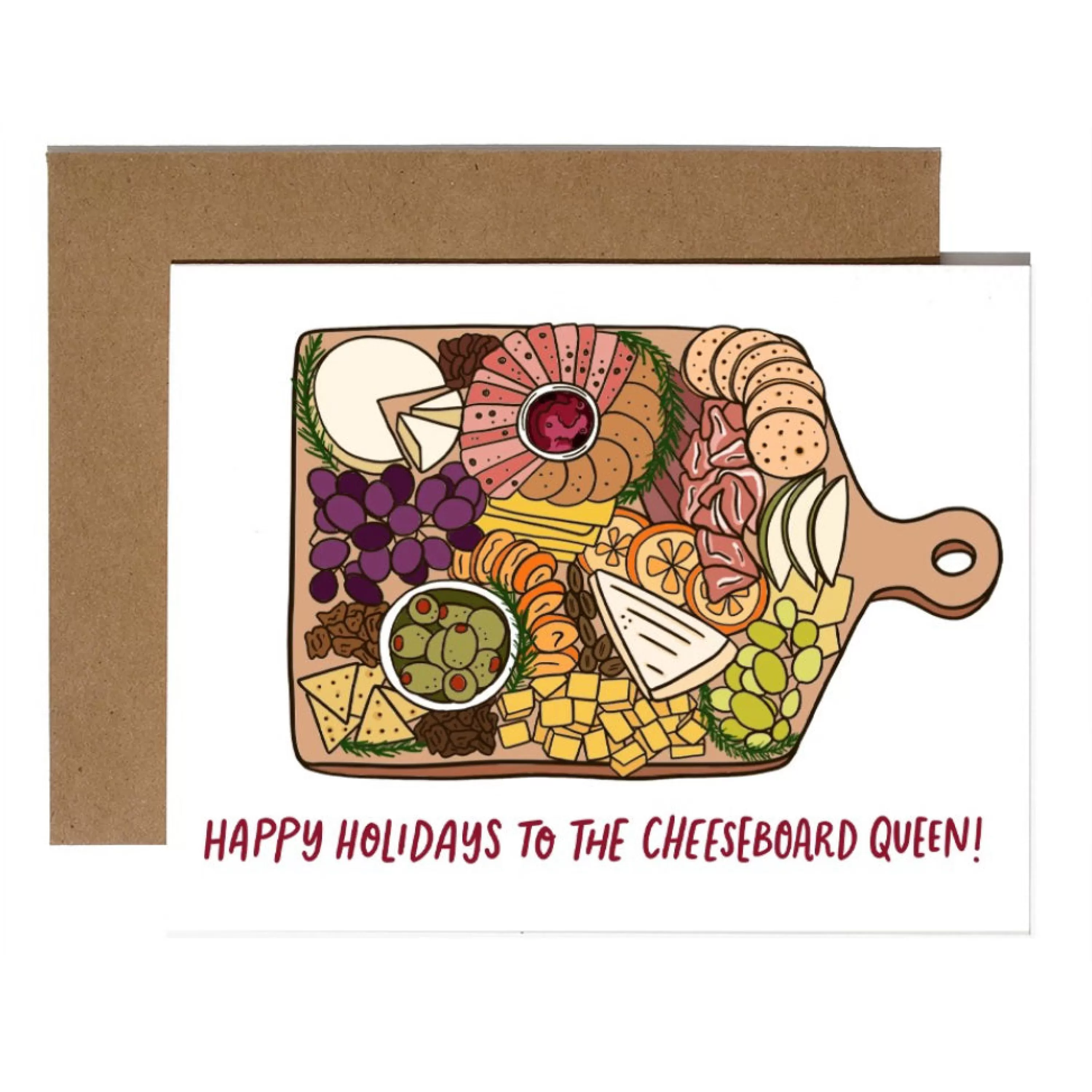 Brittany Paige Cheeseboard Queen Holiday Card