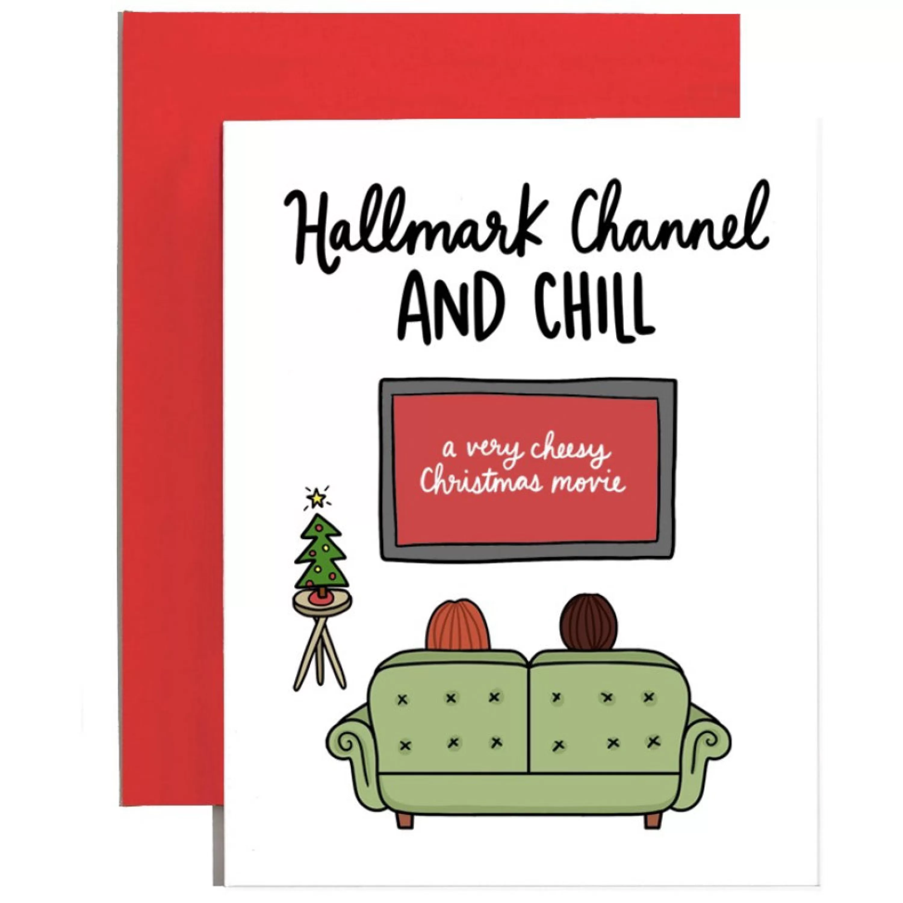 Brittany Paige Cheesy Holiday Movies & Chill Card