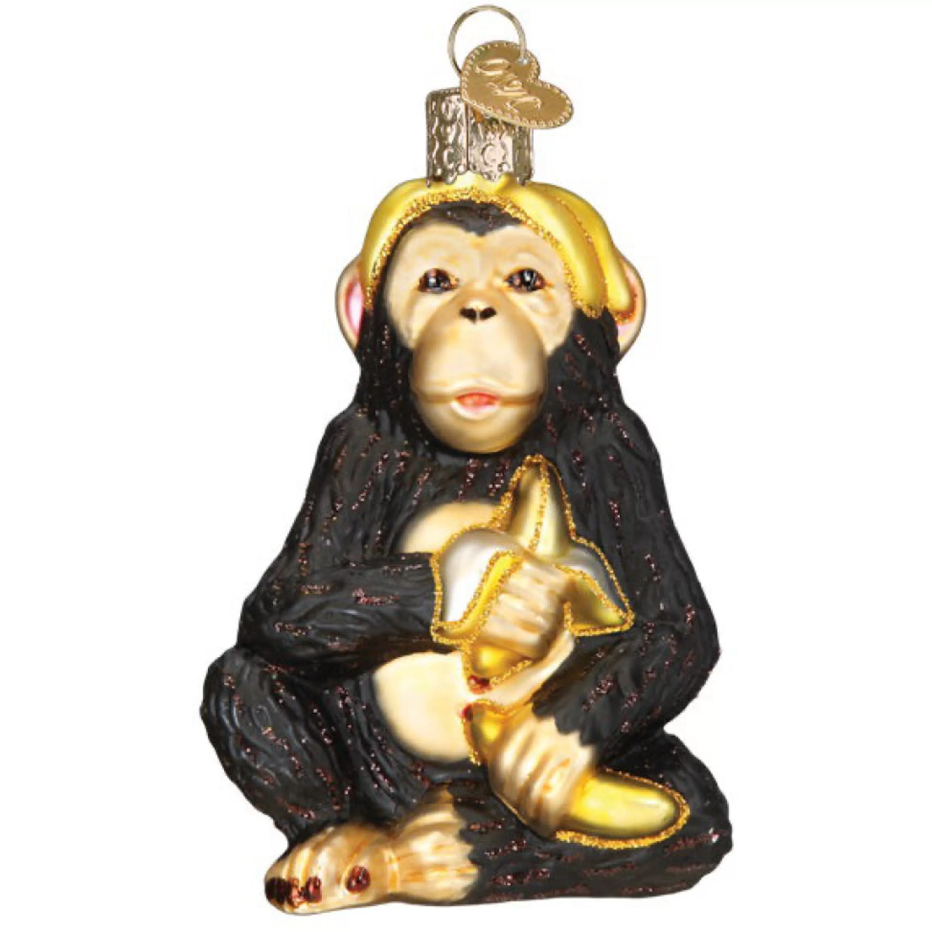 Old World Christmas Chimpanzee Ornament